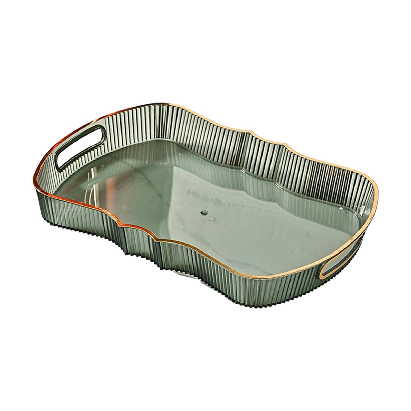 Zoomella Serving Tray Nordic Cosmetic Storage Tray For Farmhouse Kitchen Coffee Table L Green|Home & Garden|Kitchen, Dining & Ba