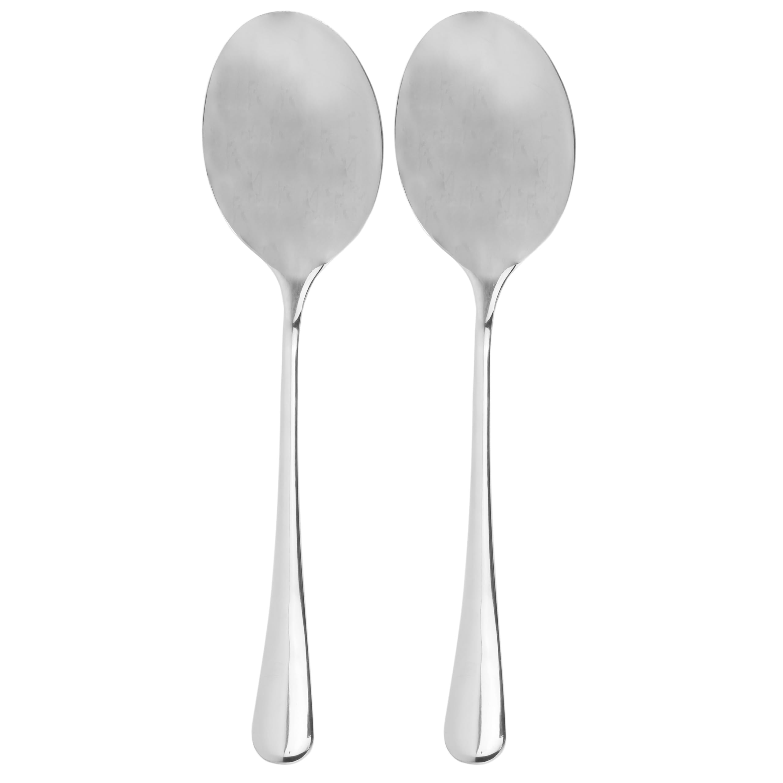 Cornucopia Stainless Steel X-Large Serving Spoons (2-Pack), Serving Utensil, Buffet & Banquet Style Serving Spoons-(2 Spoons)