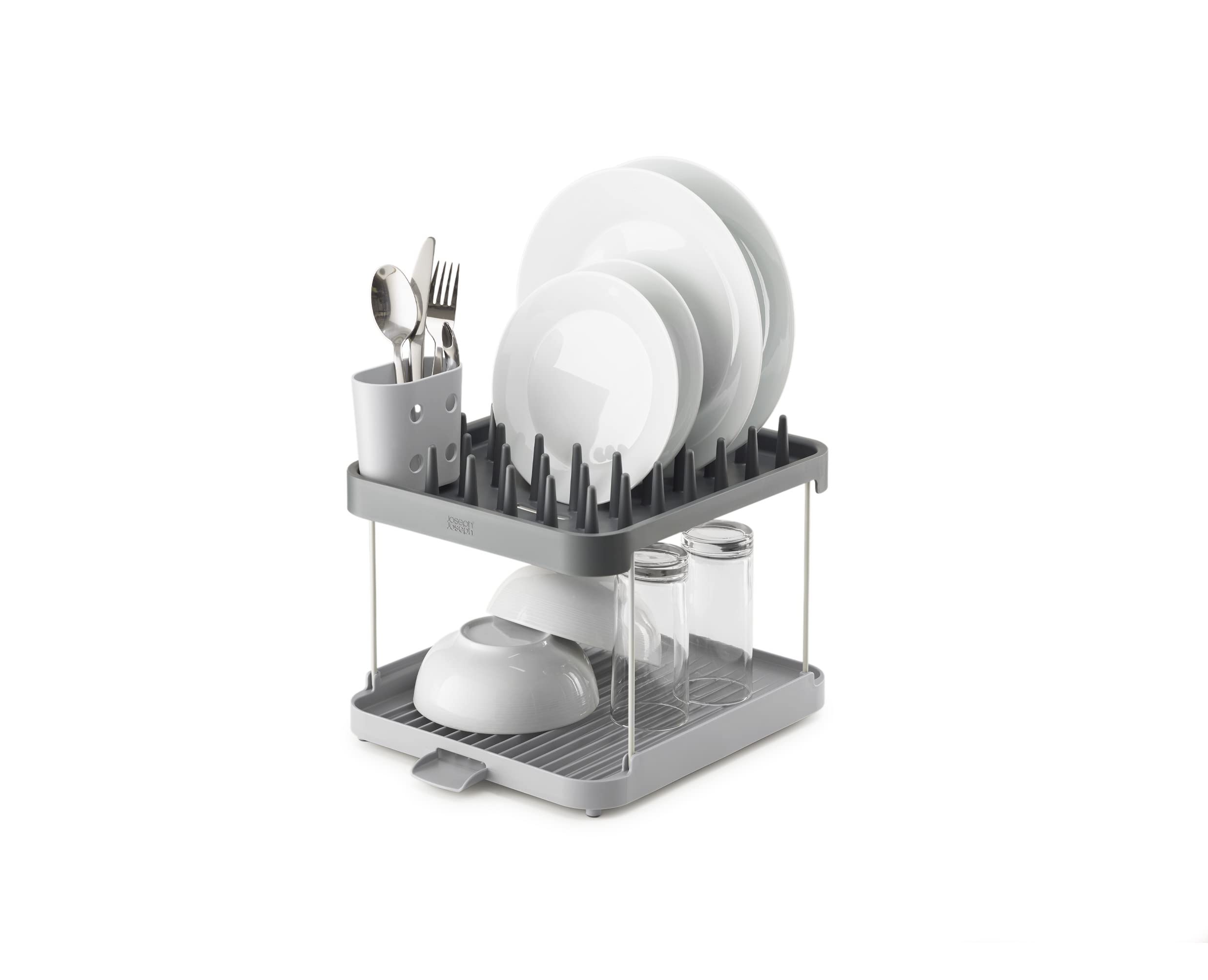 Joseph Joseph Duo 2-Tier Dish Rack - Grey