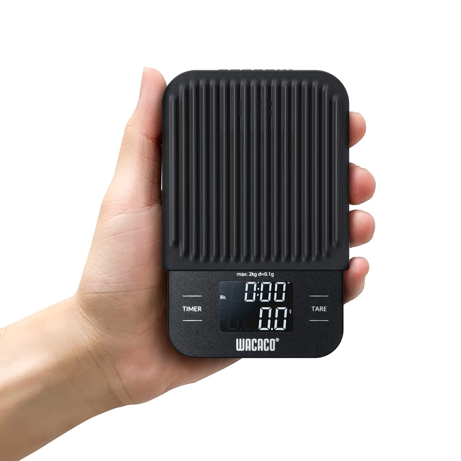 Wacaco Exagram Coffee Scale With Timer, 0.1 G/0.0035 Oz Precise Graduation, Pocket Digital Kitchen Scale, Portable Pour Over Cof