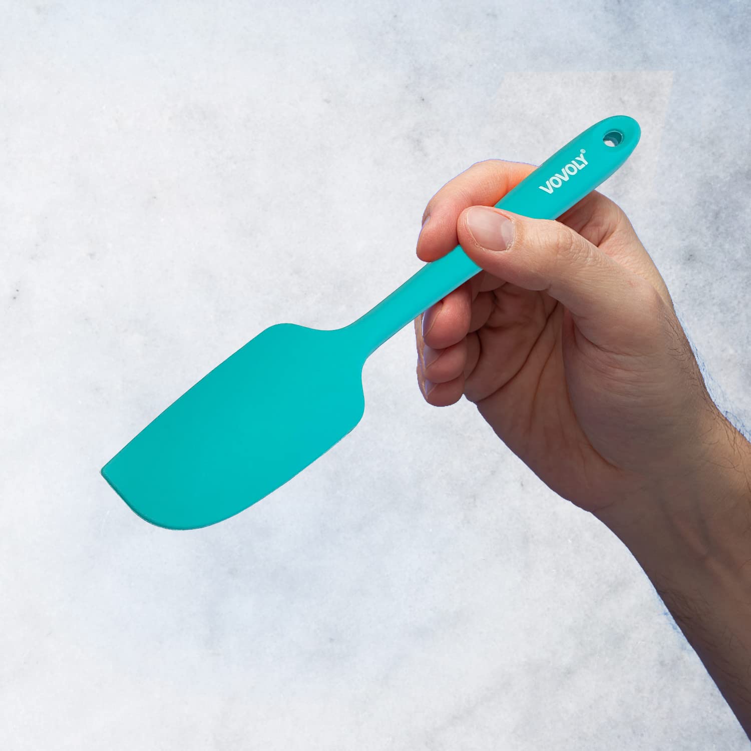 Mini Silicone Spatula - Bpa Free Pro-Grade 600F Heat-Resistant Non-Stick Small Rubber Jar Spatula - Silicone Kitchen Scraper Ute