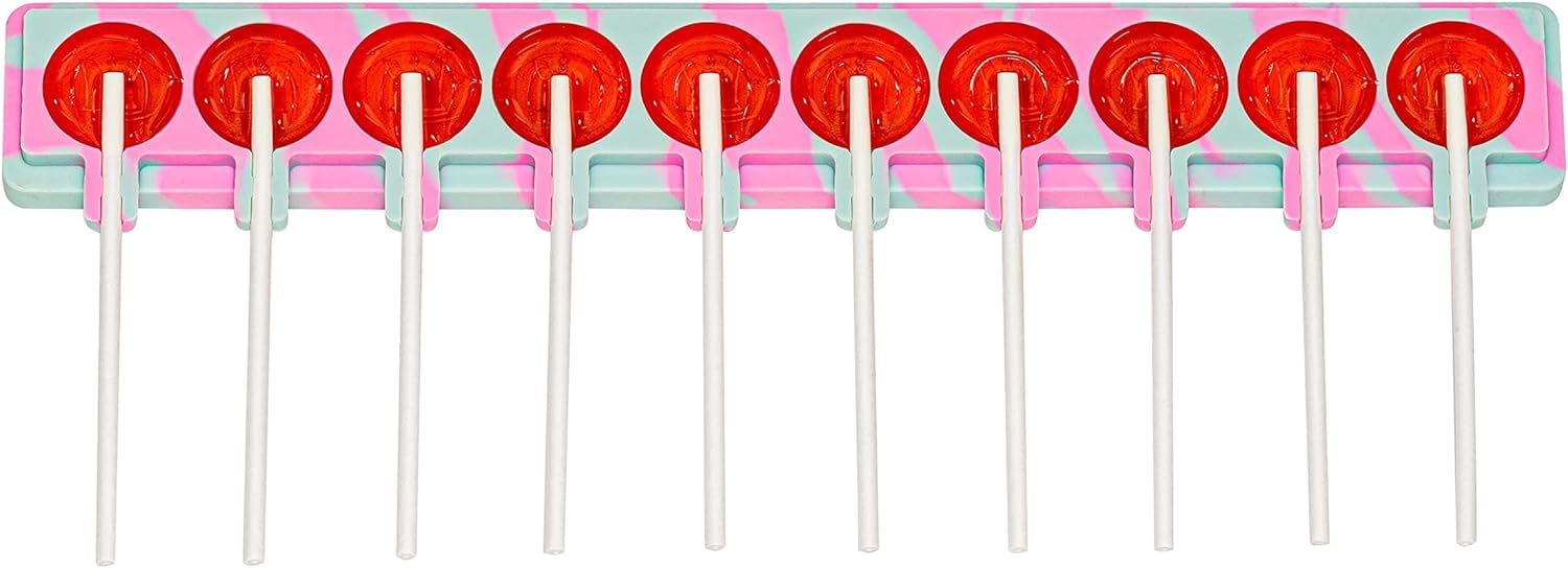 Magical Butter Machine Lollipop Silicone Non-Stick Gummy Trays For Hard Candy Chocolate Molds And Soaps (Multicolored)