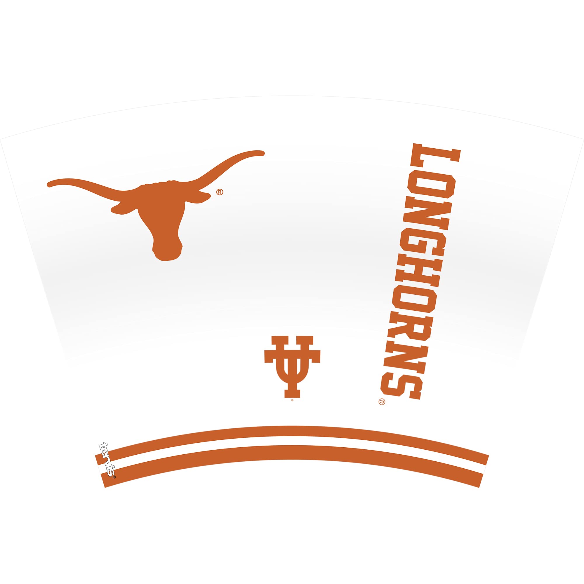 Tervis Made In Usa Double Walled University Of Texas Longhorns Insulated Tumbler Cup Keeps Drinks Cold & Hot, 24Oz, Arctic