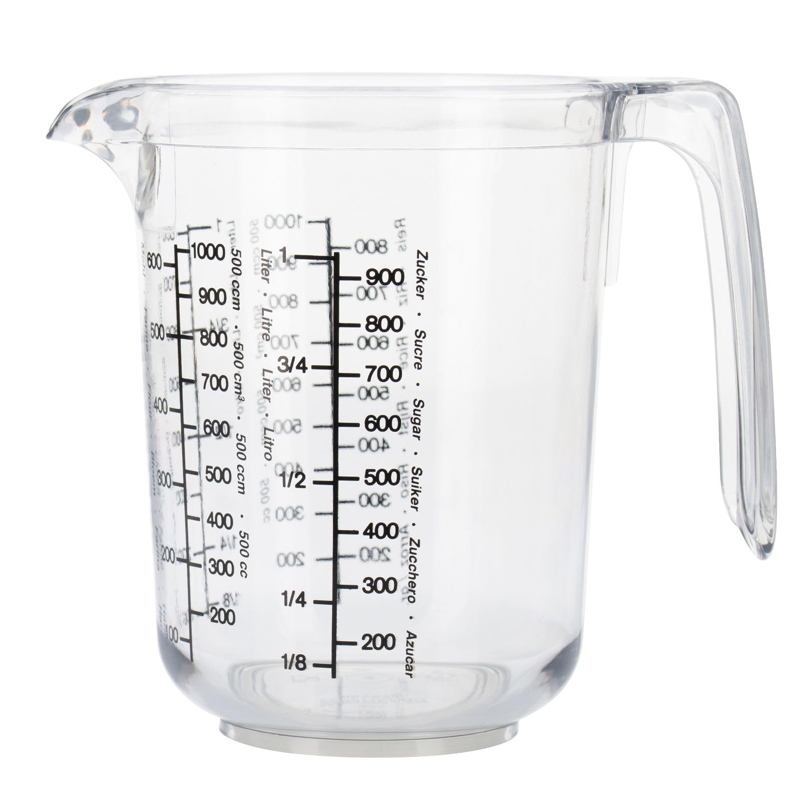 Westmark Germany 'Gerda' Measuring Cup Clear Multi Measurement Tool for Baking  Cooking  Sugar  Flour (Clear)