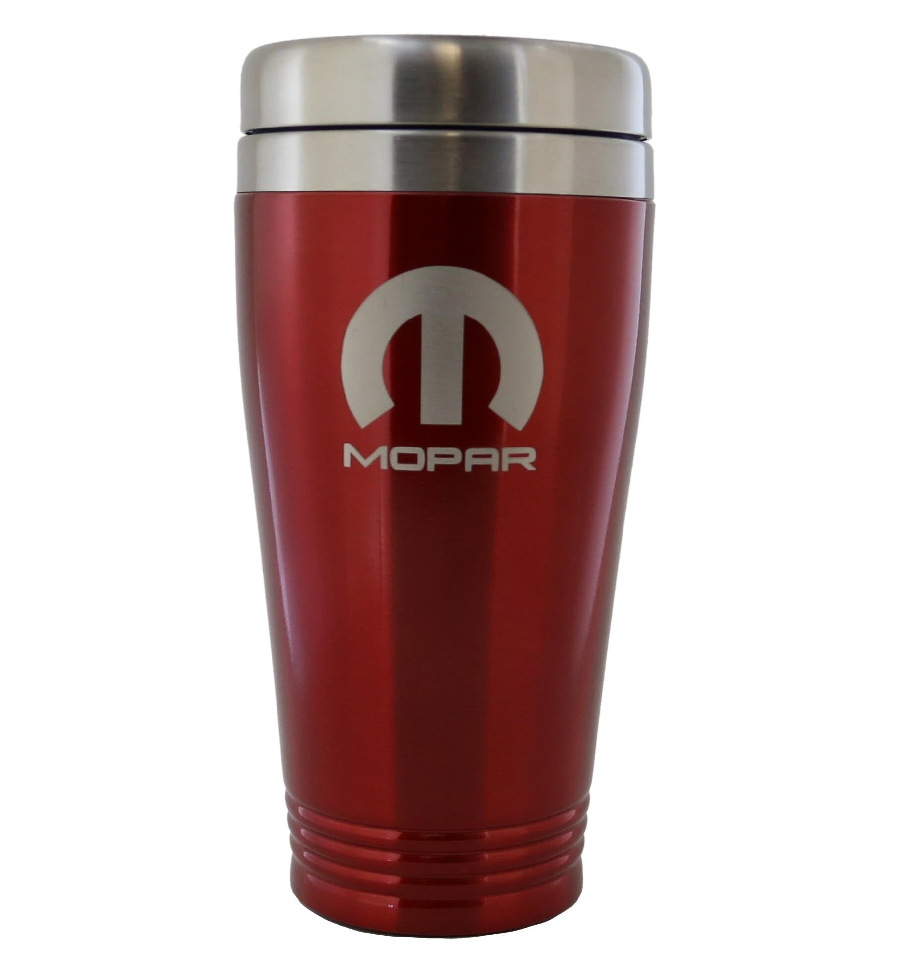 Au-Tomotive Gold Stainless Steel Travel Mug For Mopar (Red)