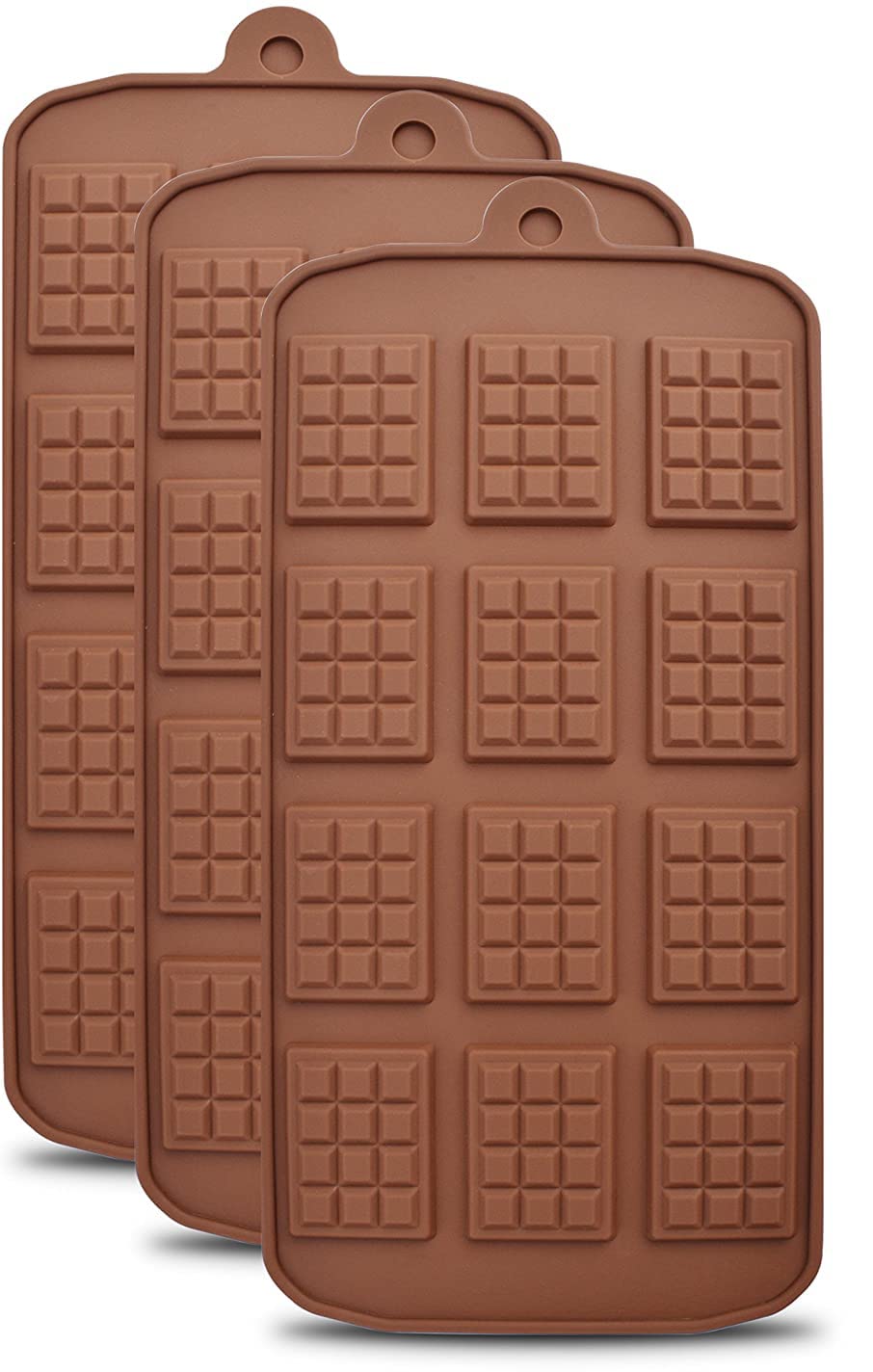 Samzareulo 3 Set Of Funny Shape Candy Molds For Chocolate Mold, Cake Decoration (3 X Mini Rectangle)