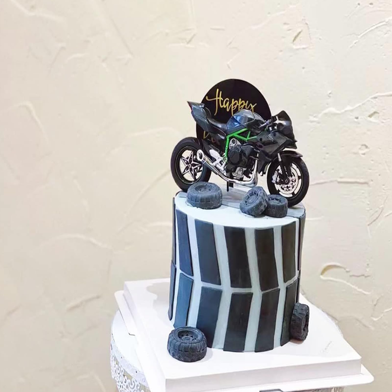 3D Round Tire Fondant Mold, Truck Wheel Chocolate Silicone Molds 4 Pcs, For Cake Decoration, Sugar Process, Marzipan, Jelly, Pud