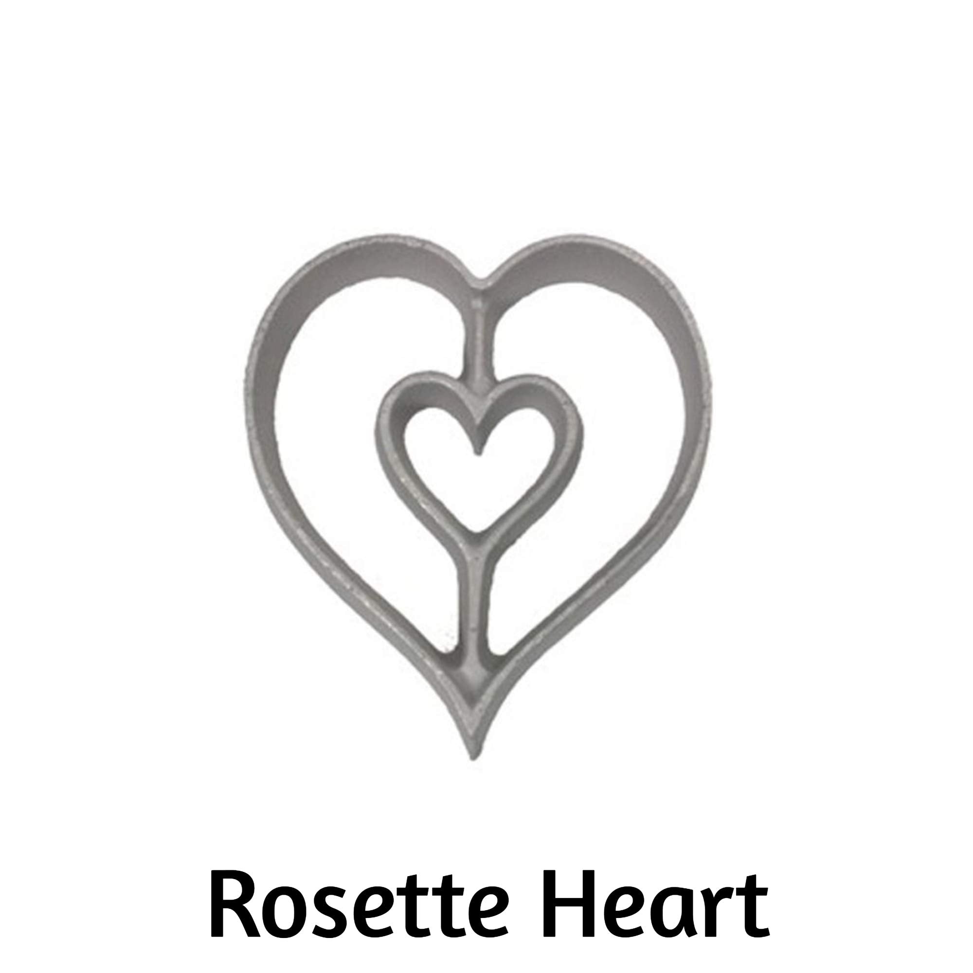 O'Creme Timbale Mold Rosette Iron Heart