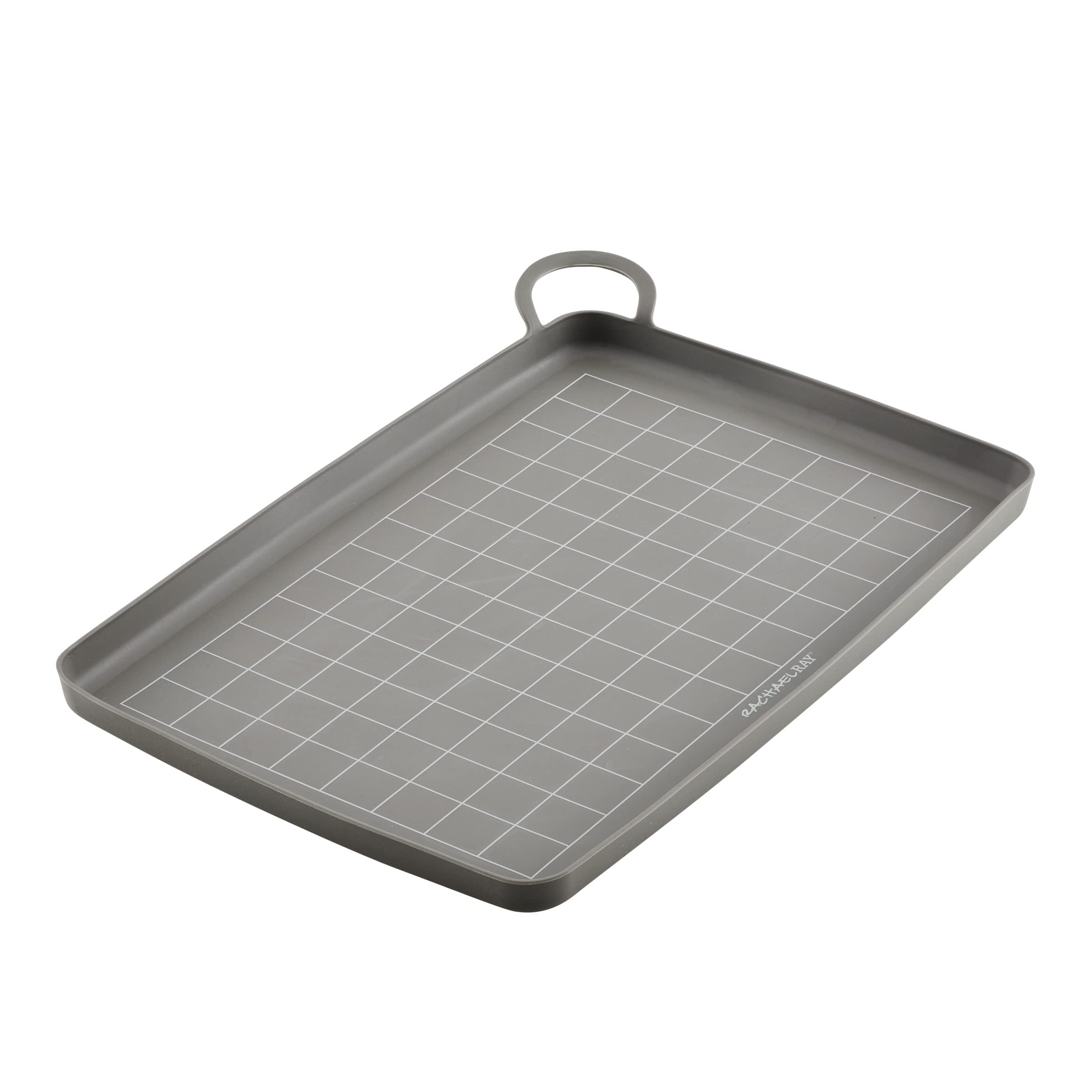 Rachael Ray Tools And Gadgets Silicone Nonstick Roasting And Baking Mat, 10 Inch X 14.75 Inch, Gray