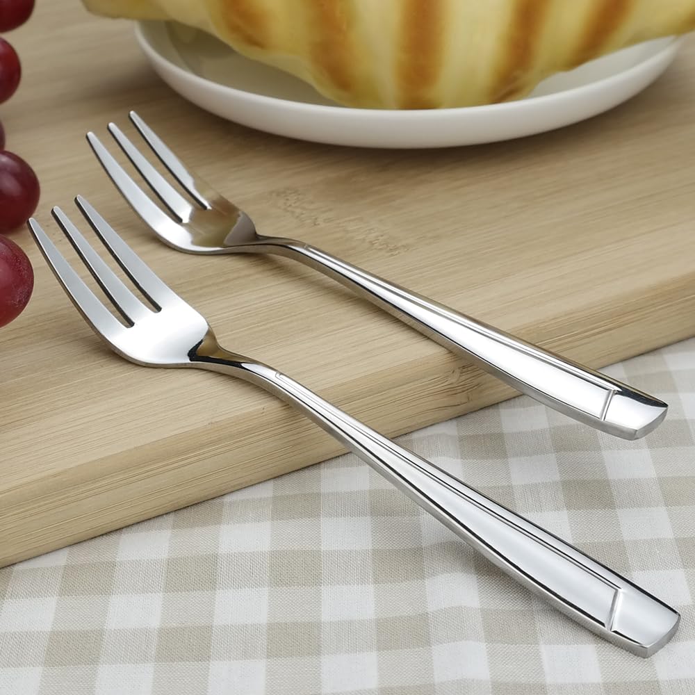 Cand 16 Piece Stainless Steel Tasting Appetizer Forks, 6 Inches