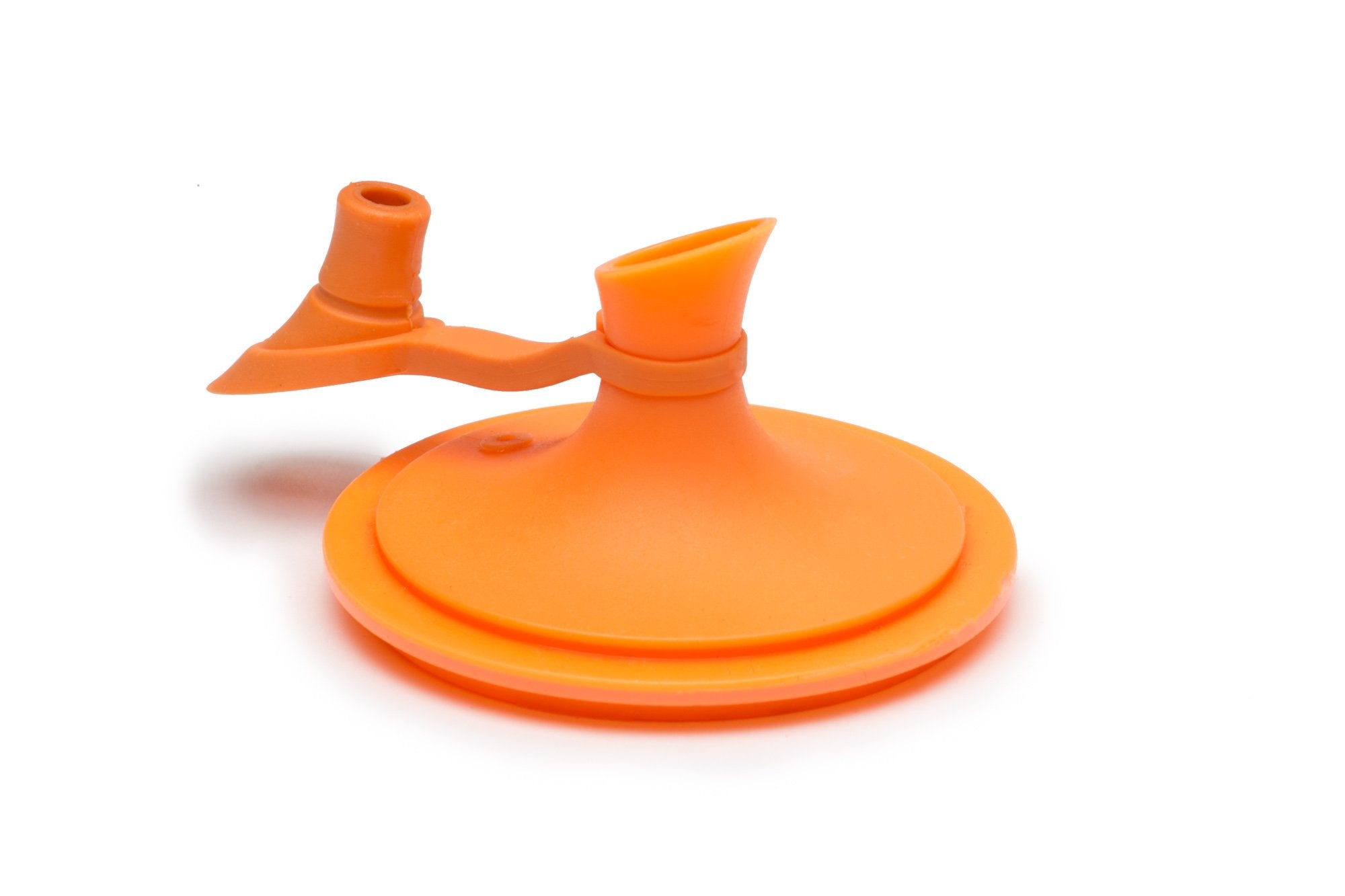 Jarware Oil Cruet Lid For Regular Mouth Mason Jars, Orange