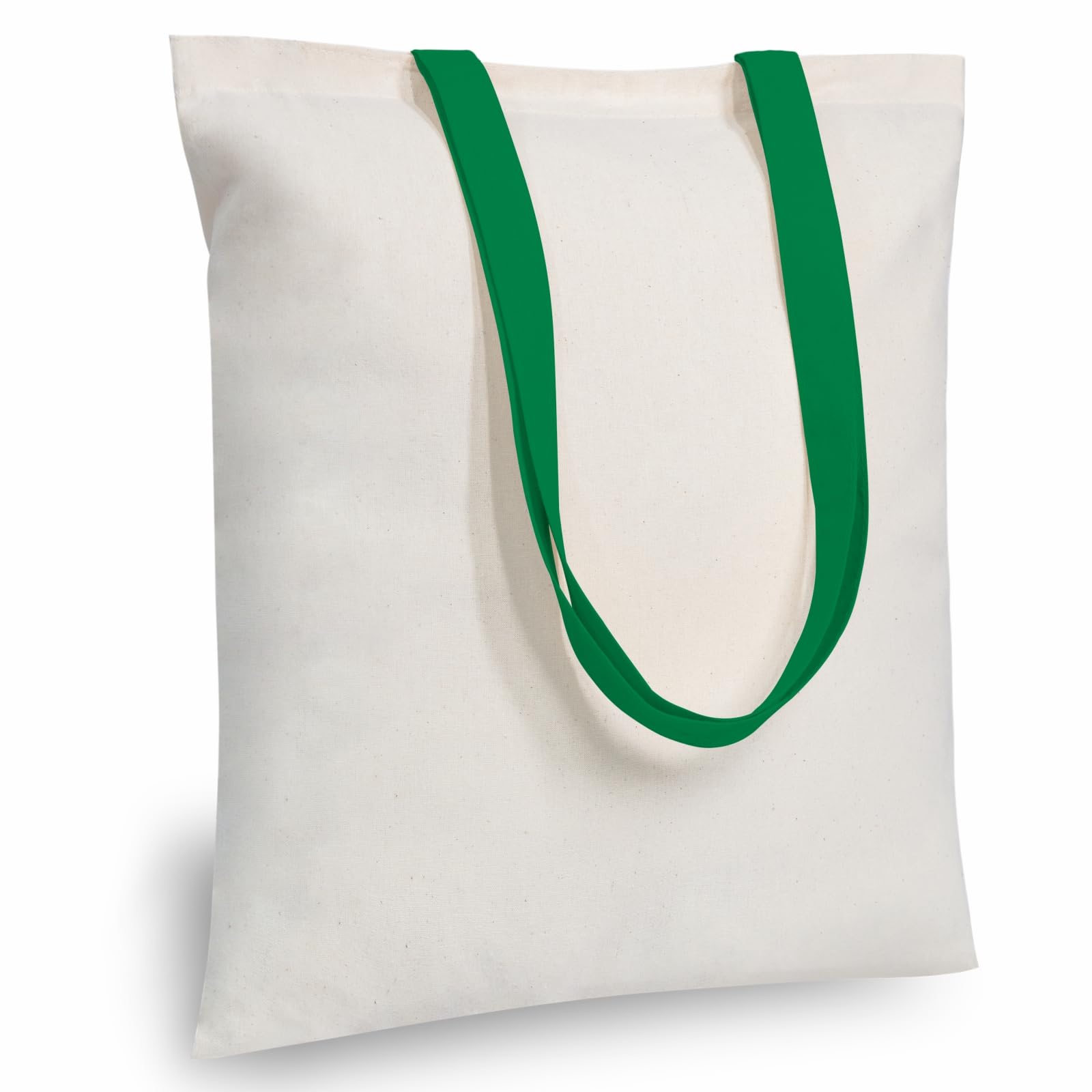 Topdesign 6-Pack Economical 16''X15'' Cotton Tote Bag, Lightweight Medium Reusable Grocery Shopping Cloth Bags, Suitable For Diy