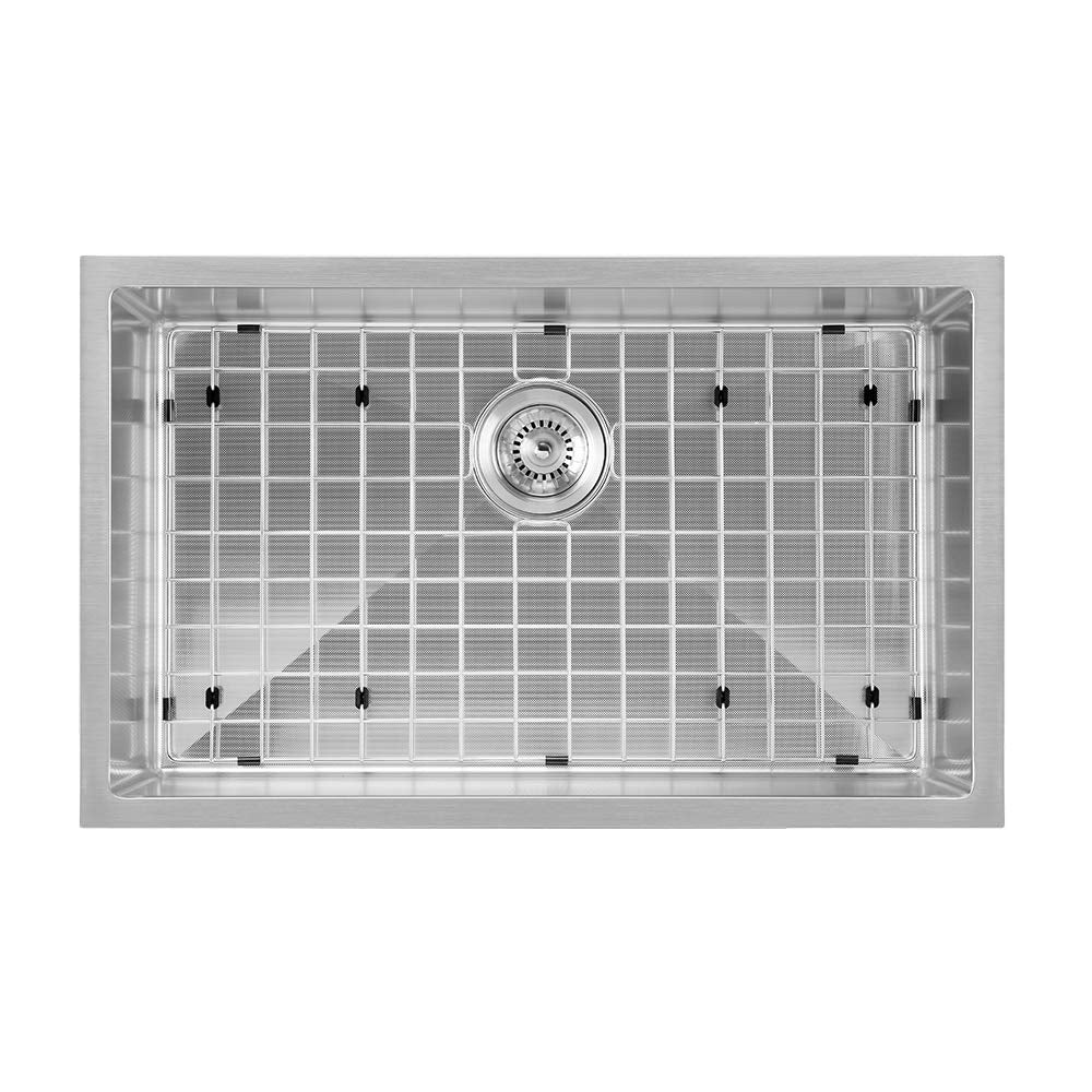 Whitehaus Whnpl2918-Bss Noah Plus Collection Kitchen Sink, Brushed Stainless Steel