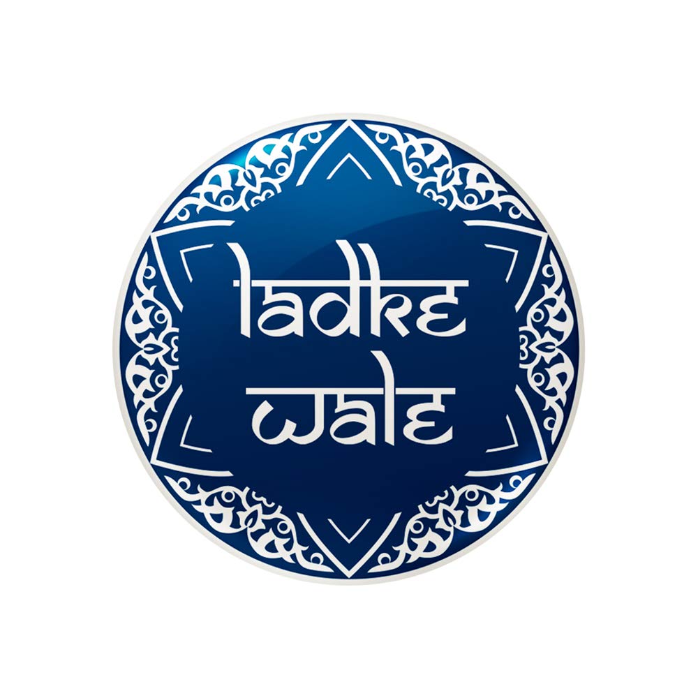 Ladke Wale  Pack of 15 Badges with Safety Pin  Ideal Props for Wedding, Sangeet, Bachelors, Photo Booth  can be Worn on Cloth