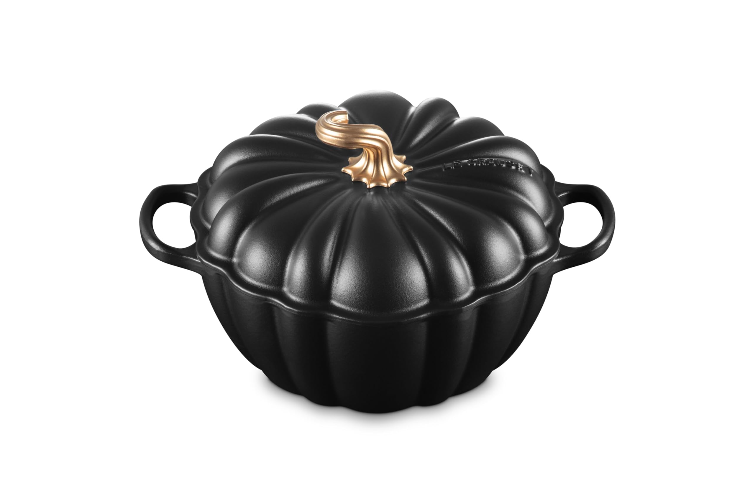 Le Creuset Enameled Cast Iron Signature Pumpkin Cocotte, 4 qt., Licorice