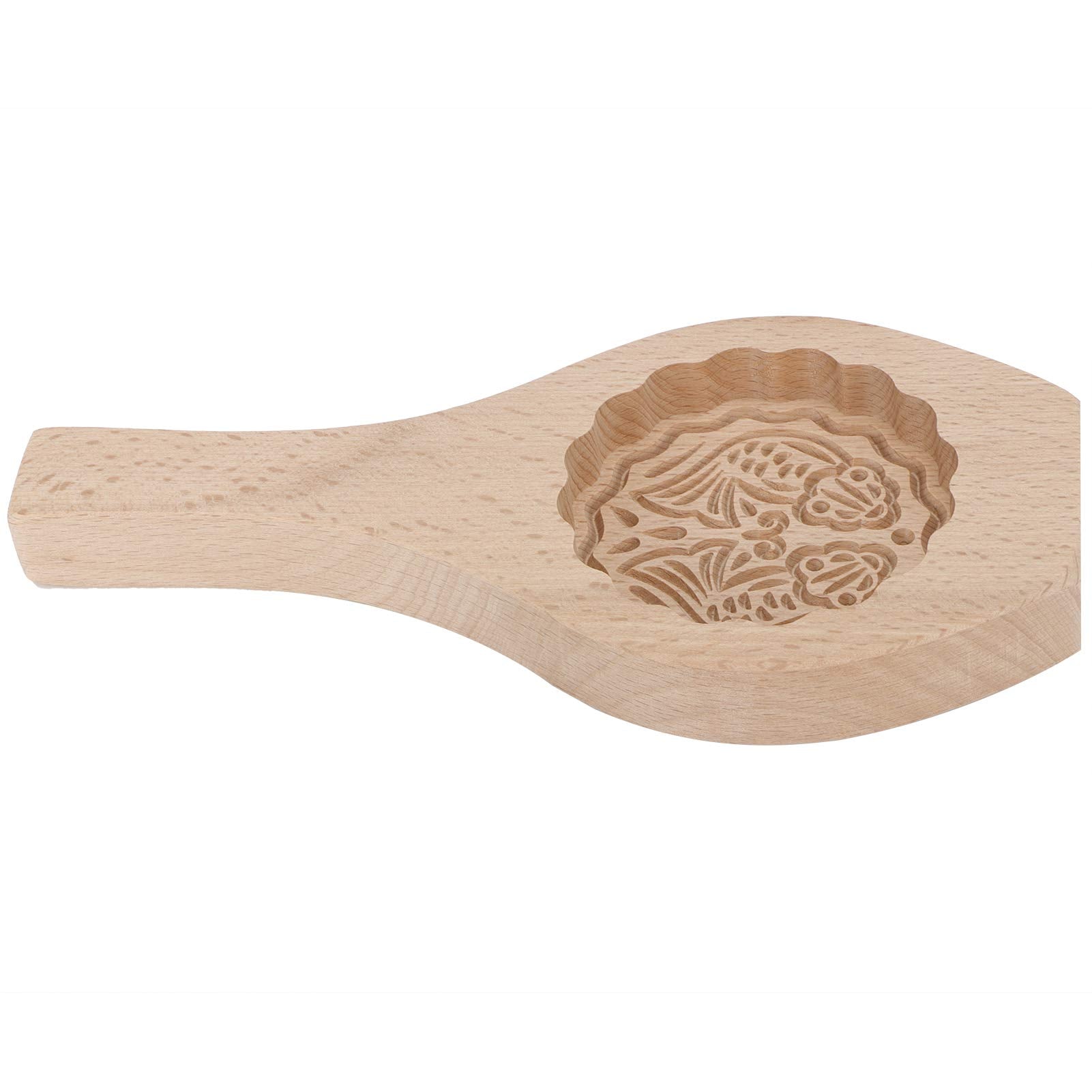 Wood Mooncake Diy Cookies Fondant Cake Baking Handwork Kitchen Decoration Tools(Fish 2)