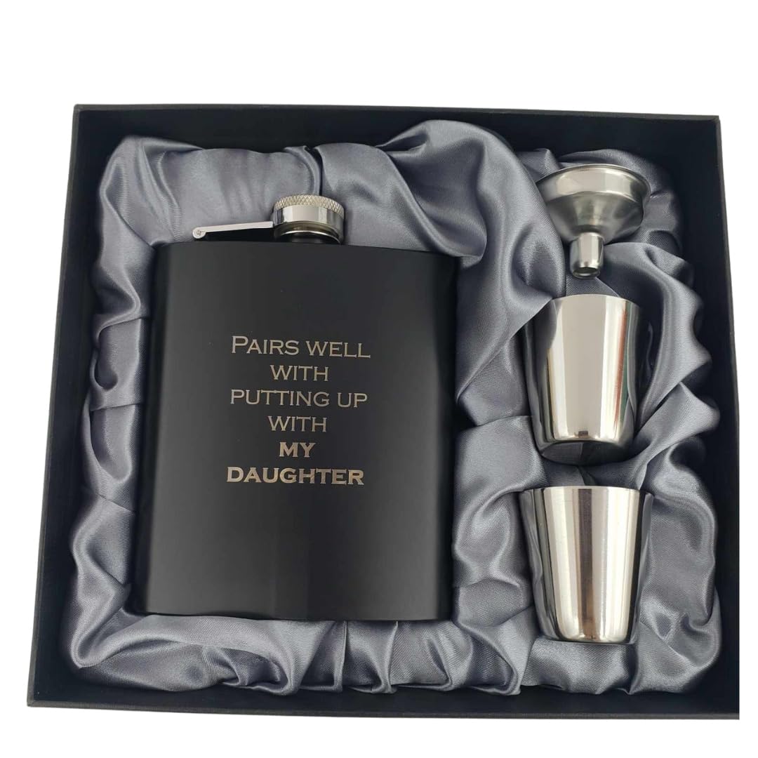 Son in Law Gifts Funny Flask, Son in Law Gifts from Mother in Law, SoninLaw Present on Wedding Day, Presents for Daughters Boy