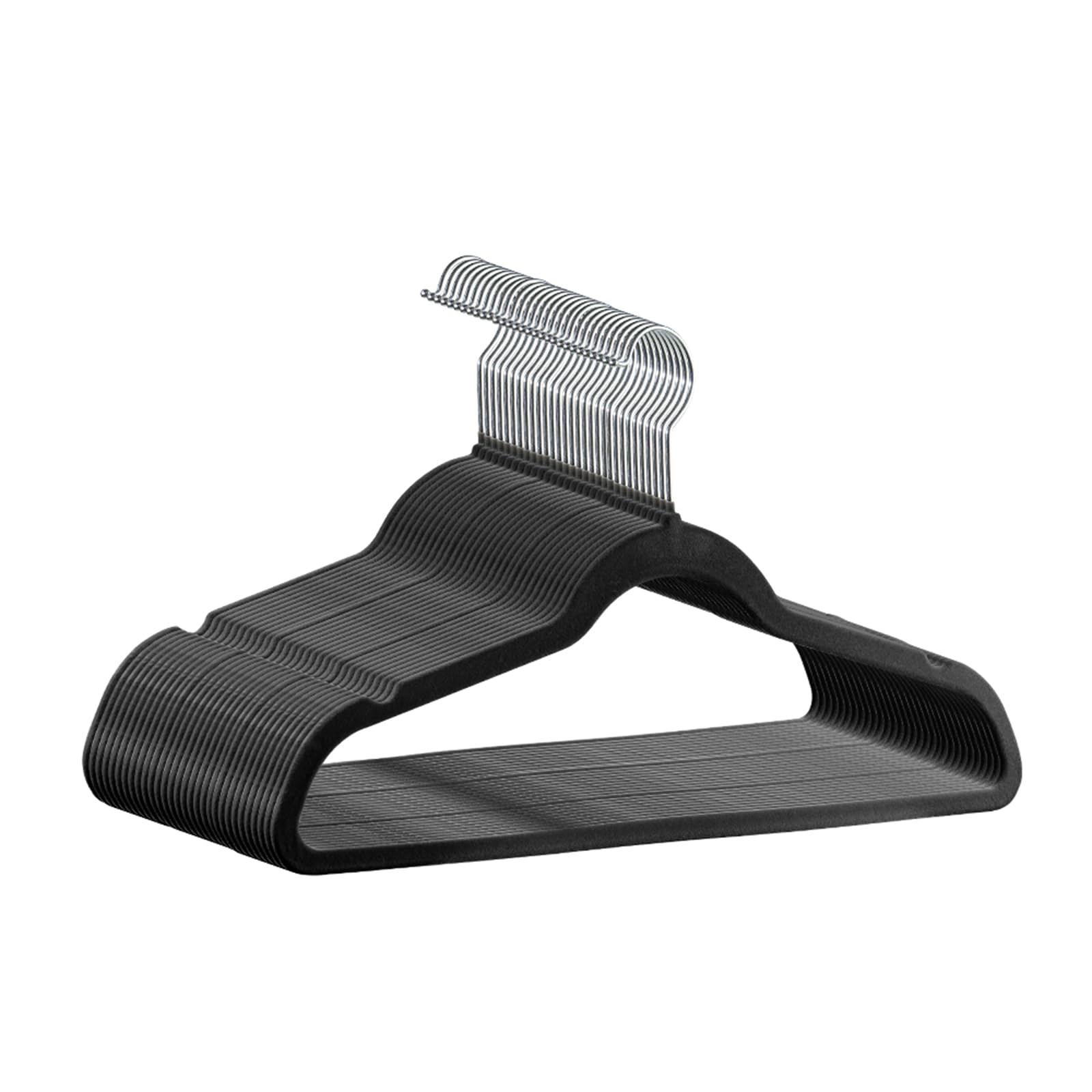 Softflame Premium Velvet Hangers 30 Pack, Non-Slip Suit Clothes Hangers, 360 Degree Swivel Hooks And Slim Profile To Maximize Cl