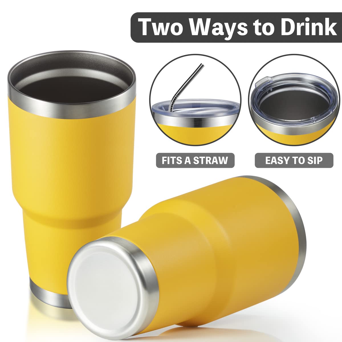 Meway 30Oz Tumbler Double Wall Vacuum Insulated Travel Mug, Stainless Steel Tumbler With Lid, Durable Powder Coated Insulated Co