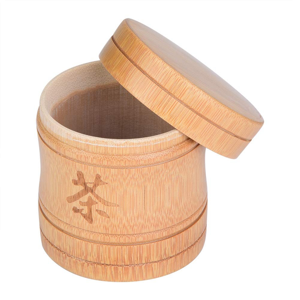 Fdit Tea Jar Portable Lightweight Organic Container Canister Tea Storage Box With Lid