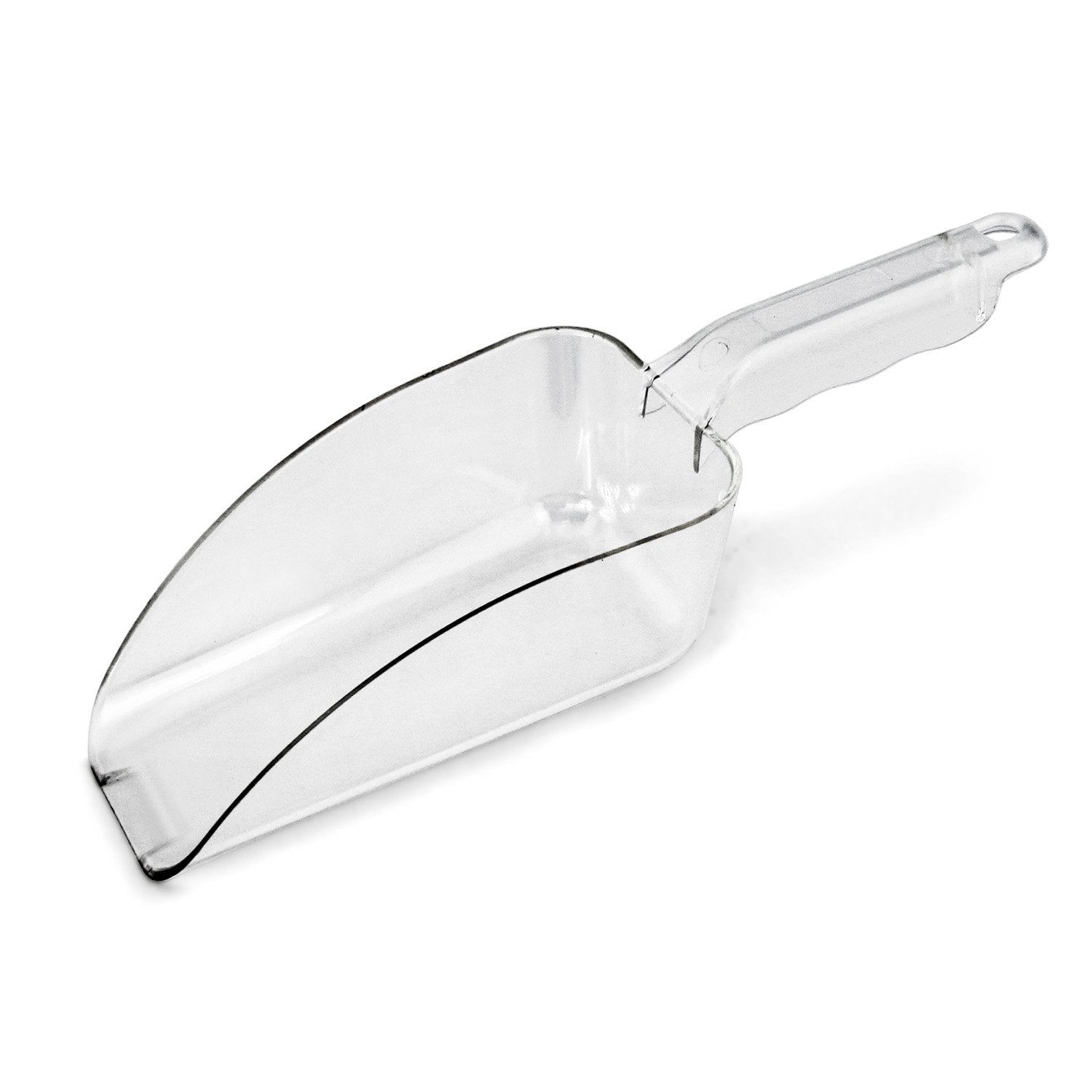 New Star Foodservice 34424 Polycarbonate Plastic Utility Ice Scoop, Clear, 24-Ounce