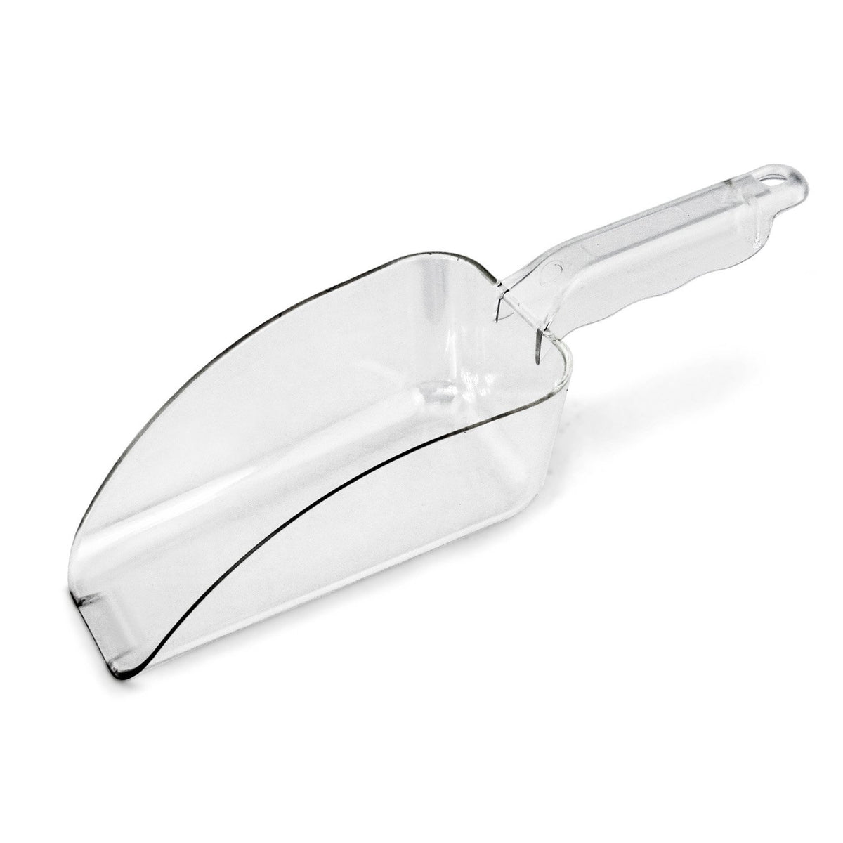 New Star Foodservice 34424 Polycarbonate Plastic Utility Ice Scoop, Clear, 24-Ounce