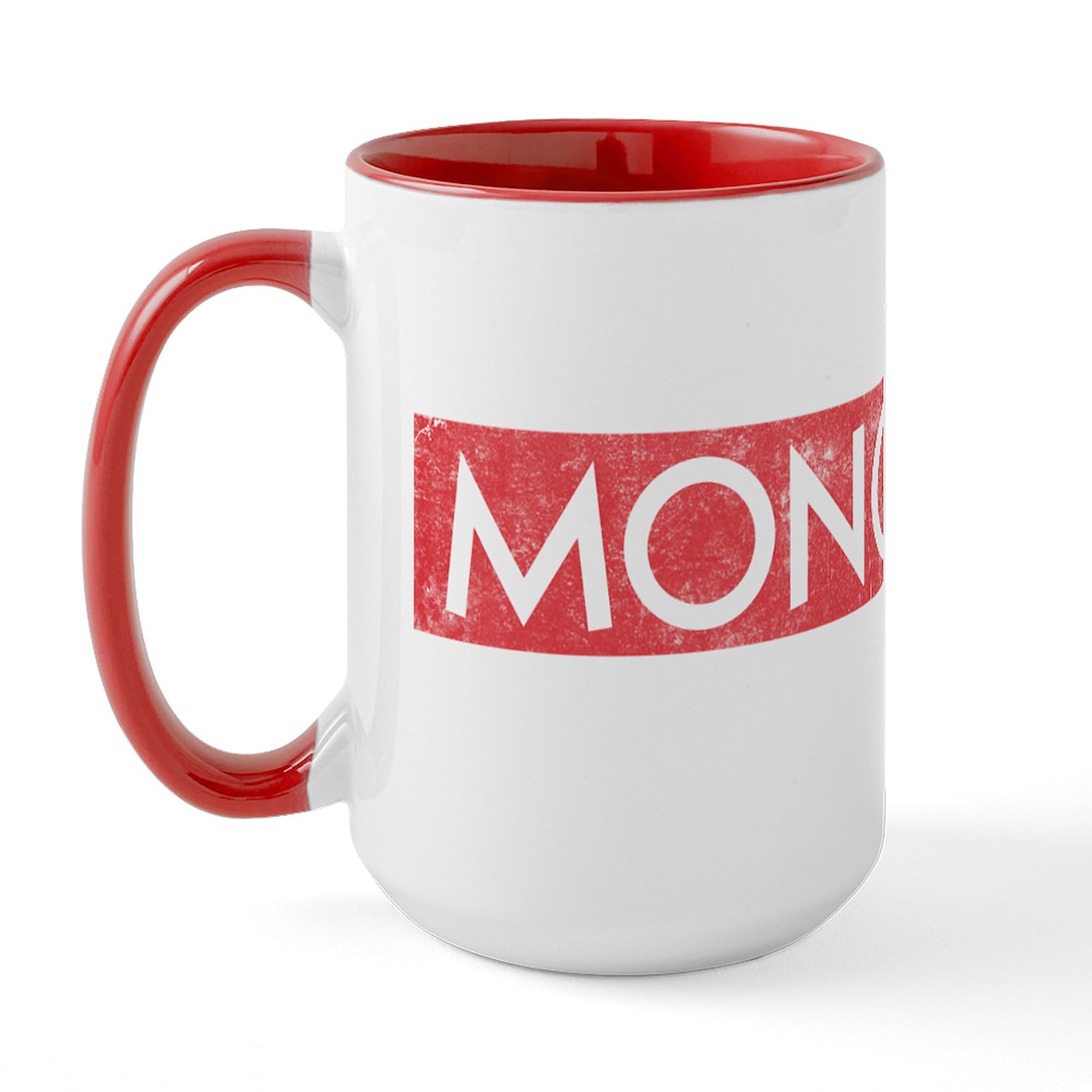 CafePress Monopoly Vintage Logo 15 oz (444 ml) Ceramic Coffee Mug