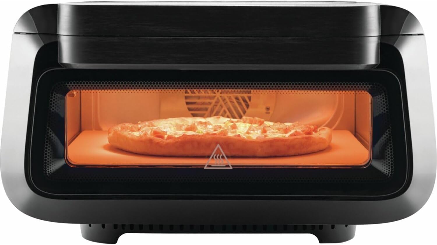 Frigidaire Electric Indoor Pizza Oven - Reach Temperatures of 700F - Stone Bake 12    Pizzas in Minutes - Portable Countertop Ov
