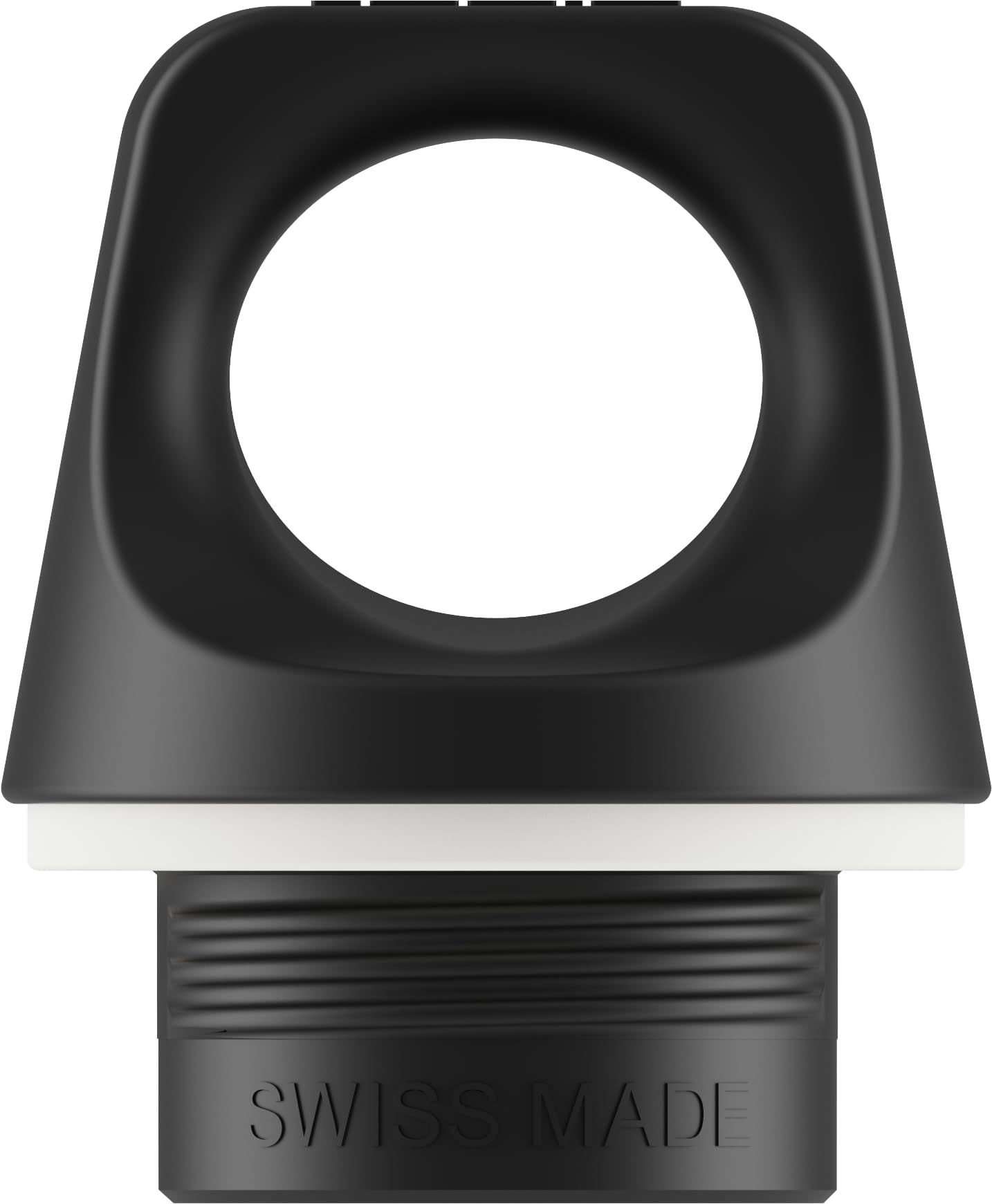 Sigg Screw Top Black Screw Cap (One Size), Spare Cap For Sigg Water Bottle With Narrow Opening Or Wmb Adapter, Leak-Proof Water