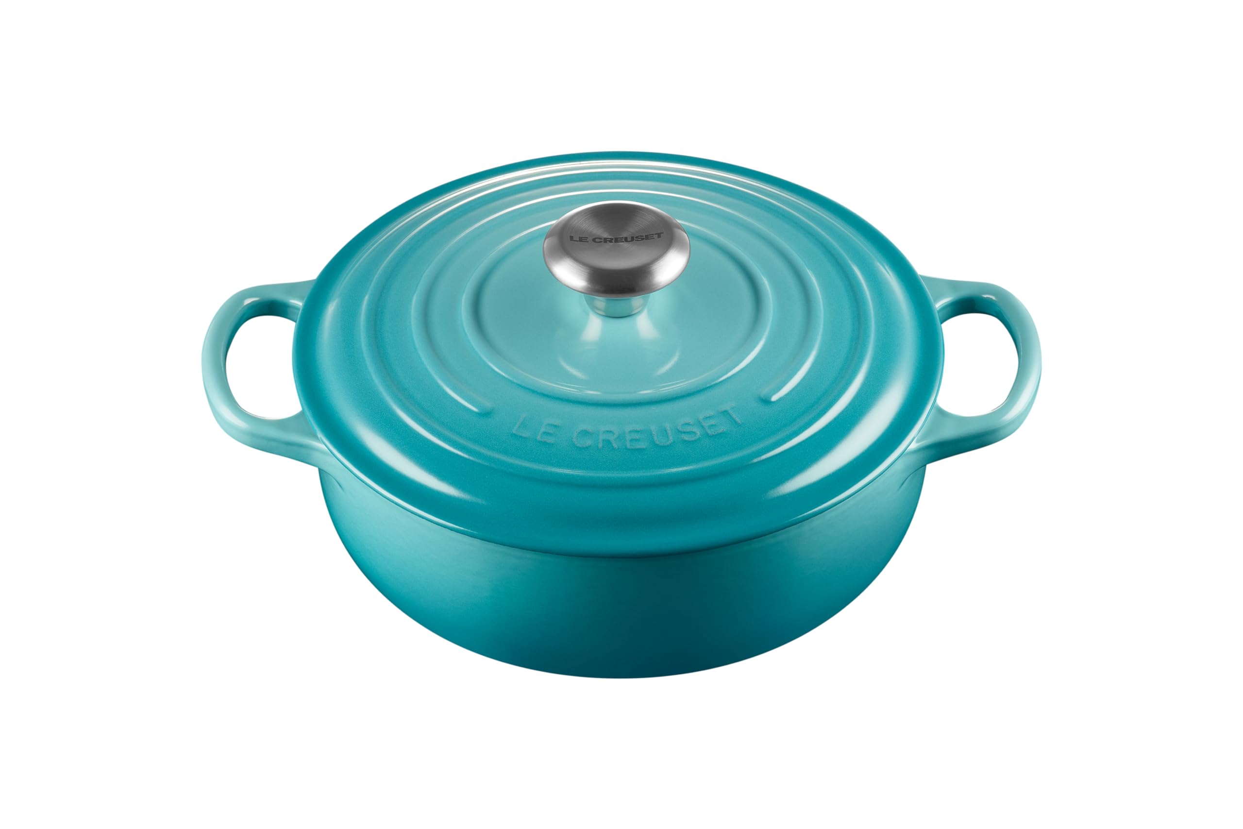 Le Creuset Enameled Cast Iron Signature Sauteuse Oven, 3.5 qt., Caribbean