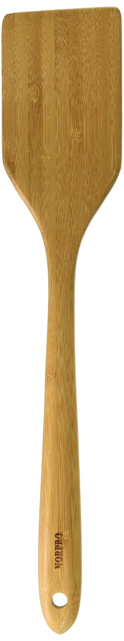Norpro 12-Inch Bamboo Spatula, Shown Brown