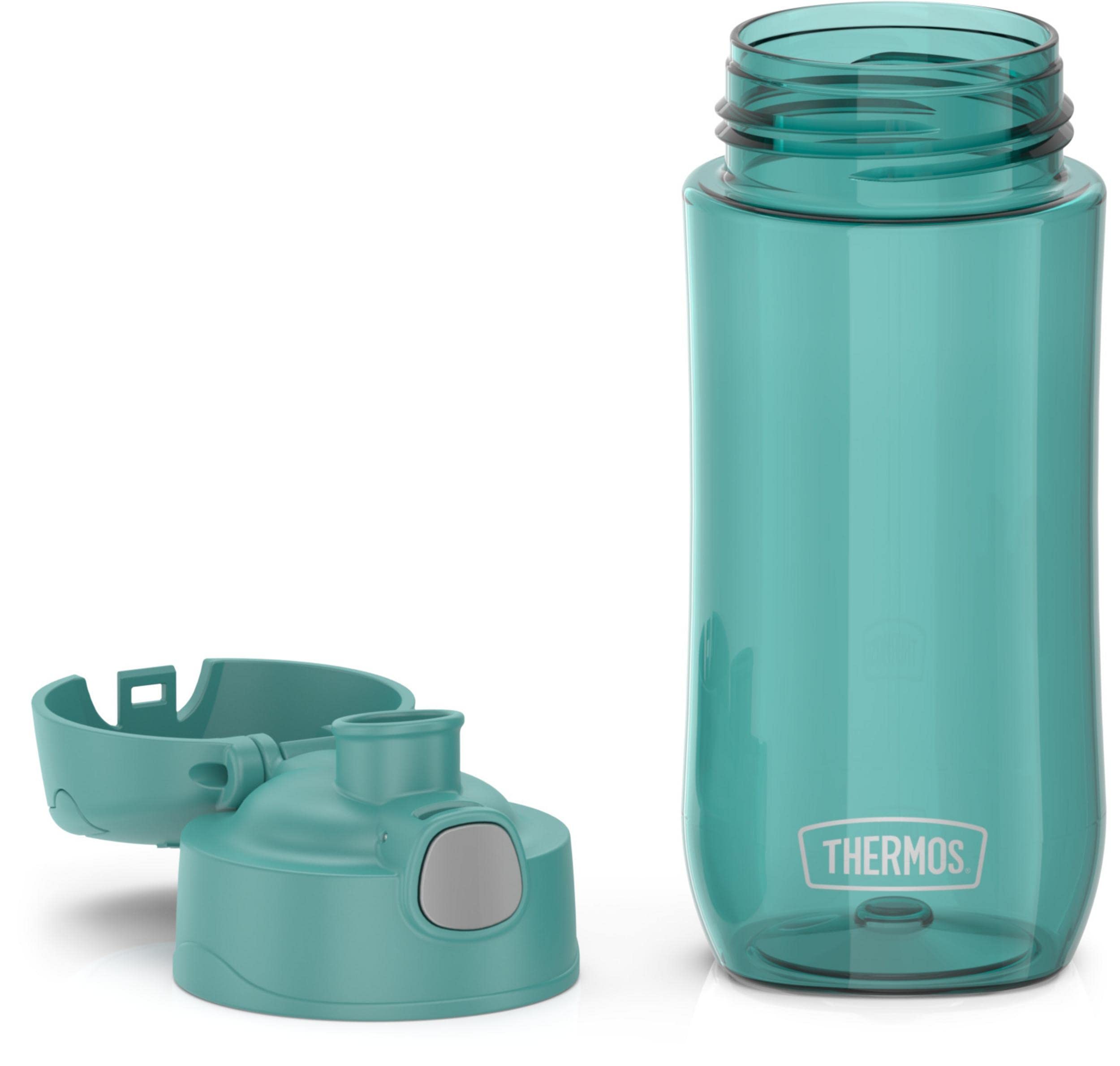 Thermos Funtainer 16 Ounce Plastic Hydration Bottle With Spout, Aqua