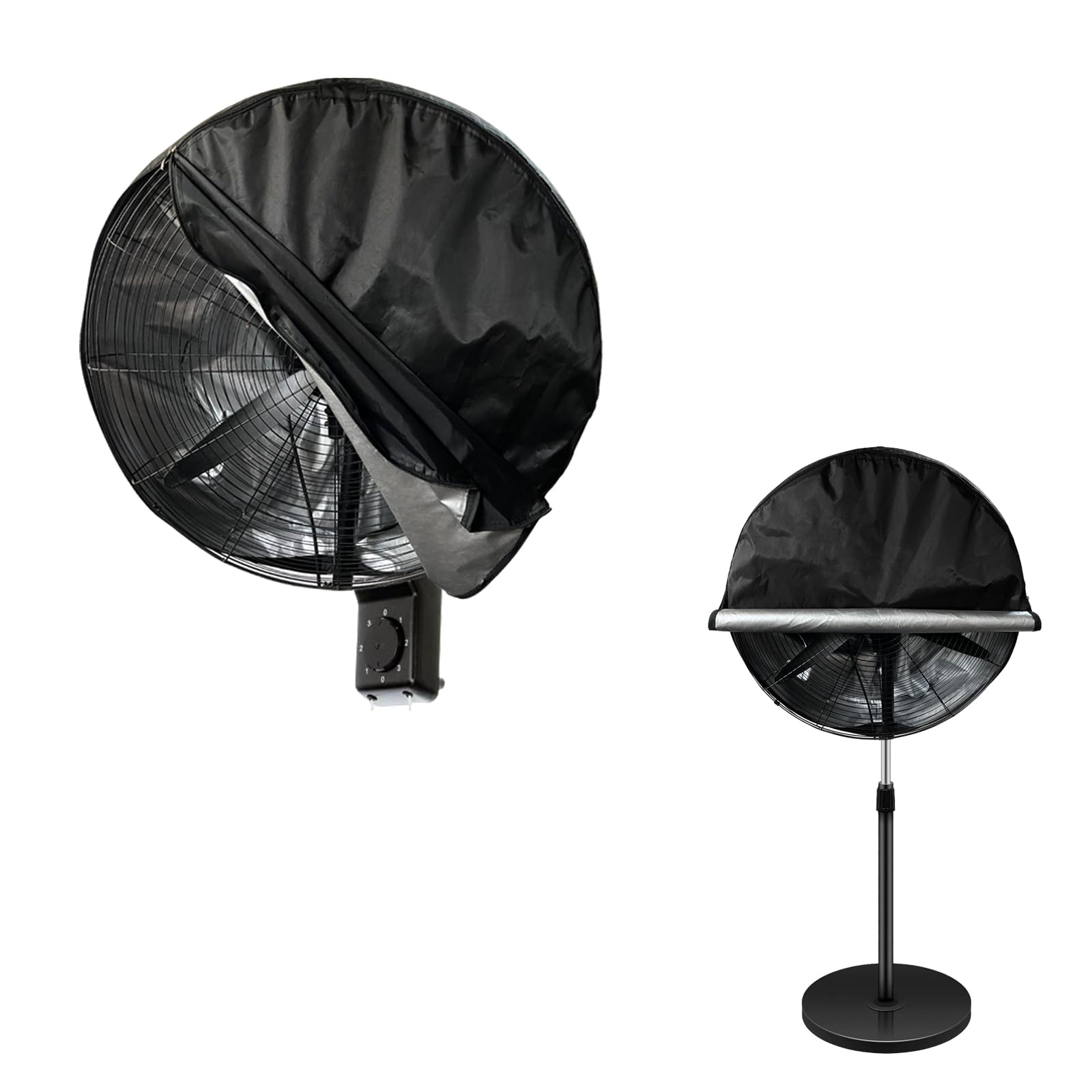 Bitubi Wall Mount Fan Cover,Waterproof Outdoor Fan Covers,Compatible for 18-20 Inch Industrial Fan and Pedestal Fan,Heavy Duty 6