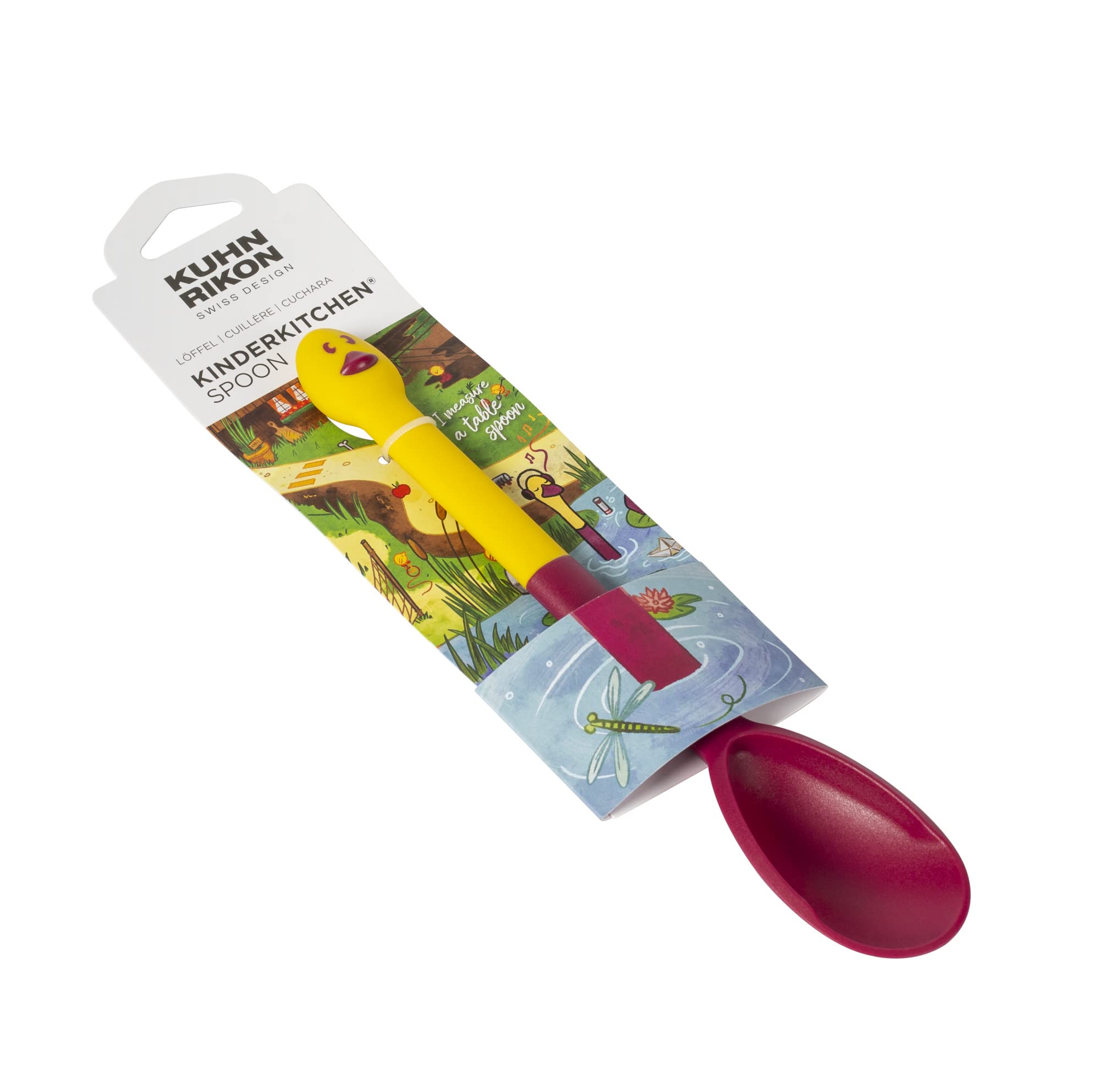 Kuhn Rikon Kinderkitchen Kids Mixing Set | Pig Mixing Bowl, Rooster Whisk & Goose Stirring Spoon | Child-Friendly Kitchen Tools
