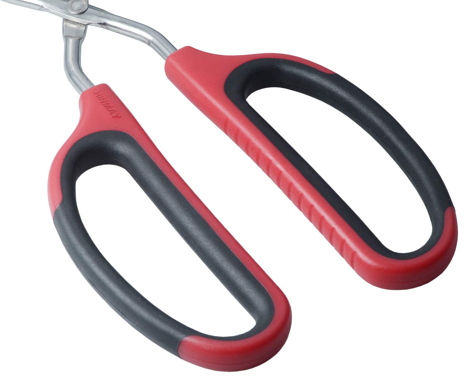 Hinmay Stainless Steel Scissor Tongs 11-Inch Heavy Duty Grilling Tongs, Set Of 2