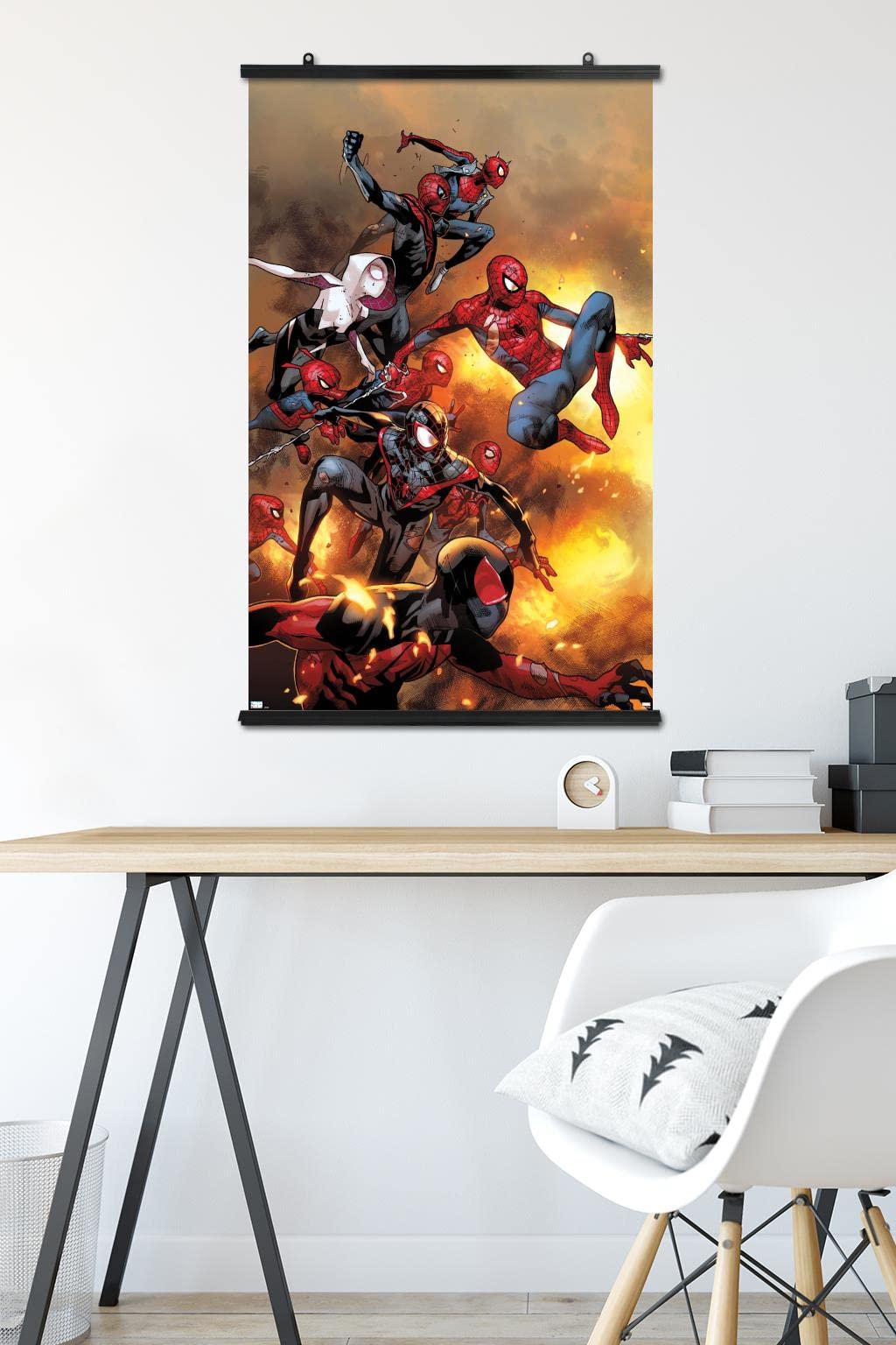 Trends International Marvel Comics - Spider-Verse - The Amazing Spider-Man #13 Wall Poster, 22.37'' X 34.00'', Poster & Clip Bun