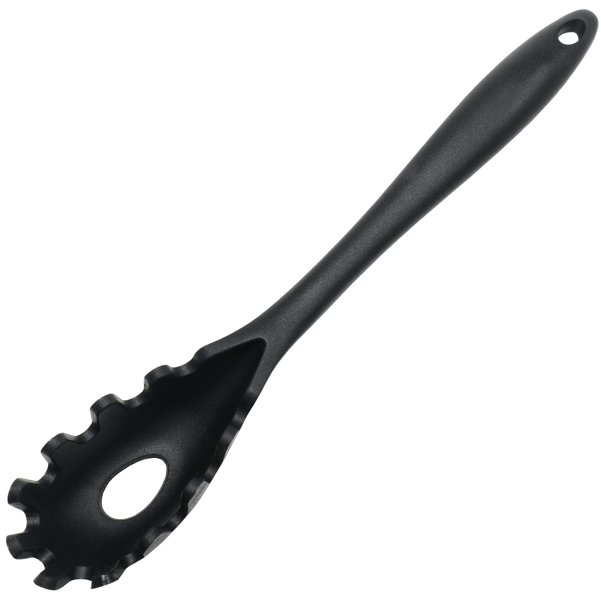 Chef Craft Premium Silicone Spaghettipasta Fork, 115 Inch, Black