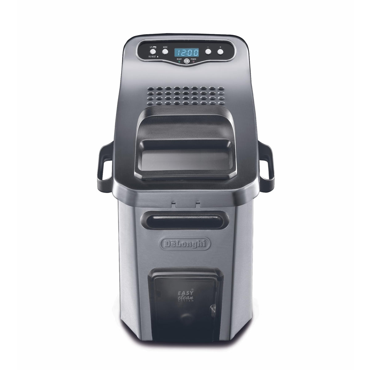 Delonghi Livenza Deep Fryer, Silver - 1-Gallon Oil Capacity - Easyclean System - Adjustable Thermostat - Cool Touch Handles - Di