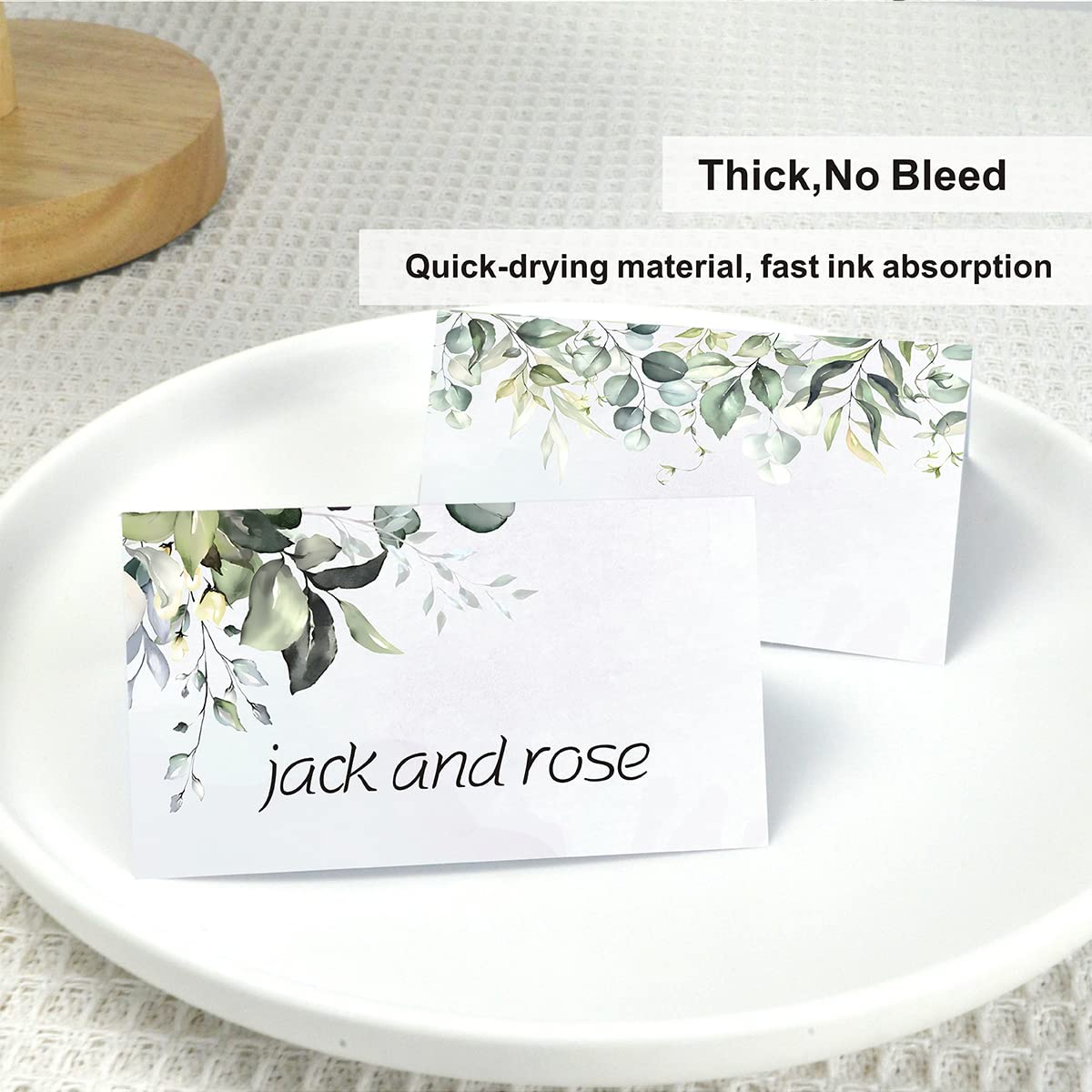 135 Pack Place Cards With Watercolor Pattern Seating Place Cards For Table Setting Table Weddings,Banquets,Dinner Parties,Name C