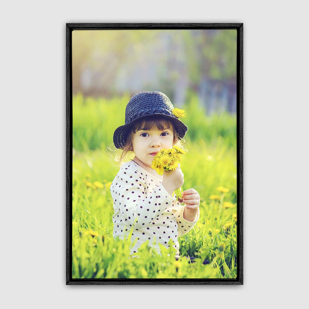 Wall26 Framed Custom Canvas Wall Art For Living Room, Bedroom Canvas Prints For Home Decoration Ready To Hang - 16''X24'', Black