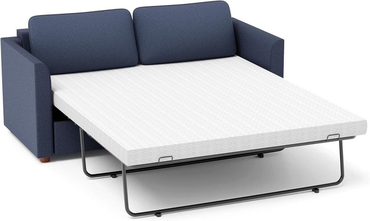Wilzealan 4 Inch Memory Foam Replacement Mattress For Sleeper Sofa And Couch Beds,Twin Size,Certipur-Us Certified,Washable Cover
