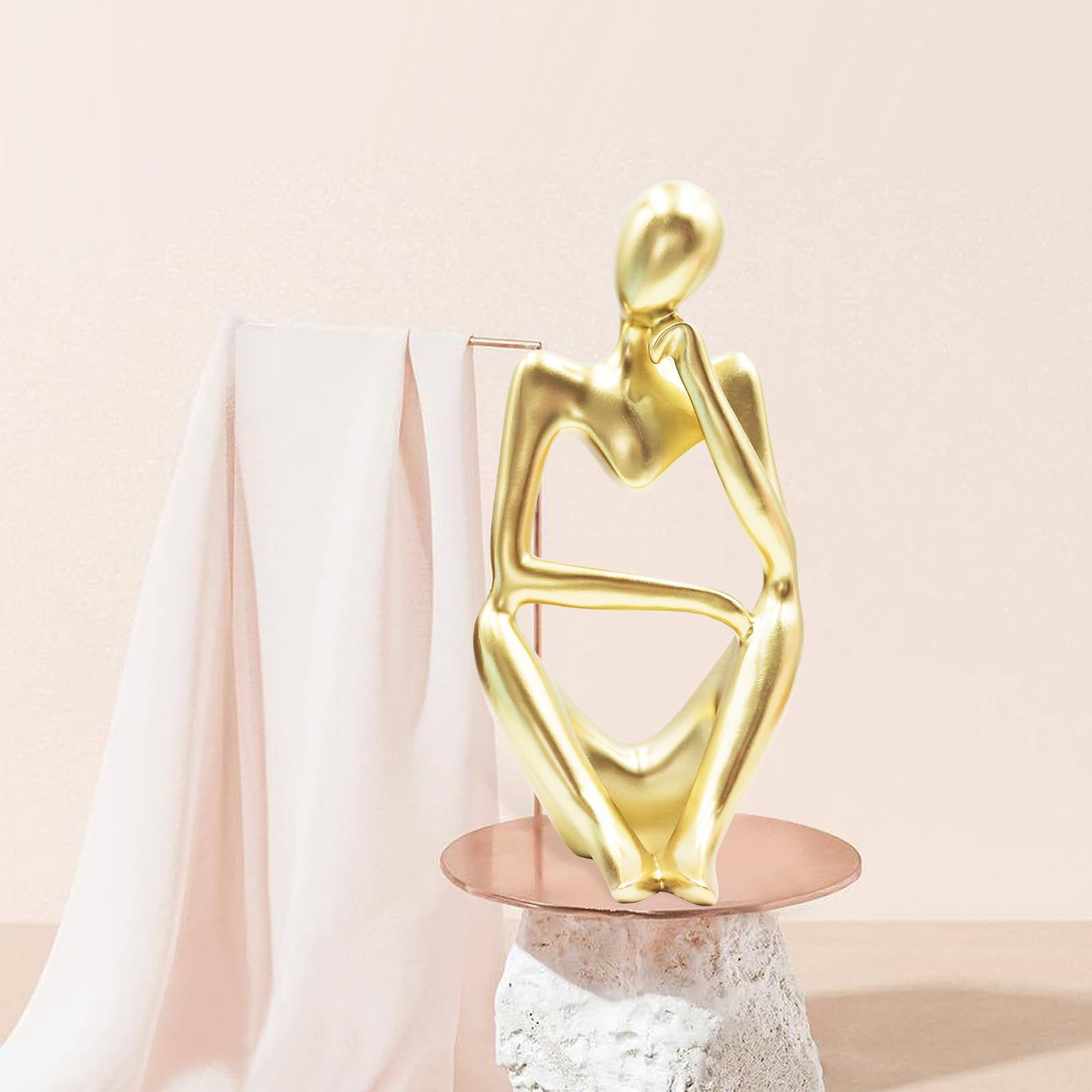 Thinker Statues and Sculptures, Resin Thinker Statue Ornaments, Abstract Style Sculptures, Housewarming Gifts, Housewarming Deco