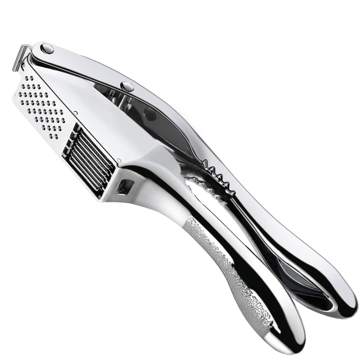 Garlic Press And Slicer 2 In 1,Effortlessly Crush, Slice, And Mince Garlic,With This Versatile Kitchen Tool - Perfect For Home C
