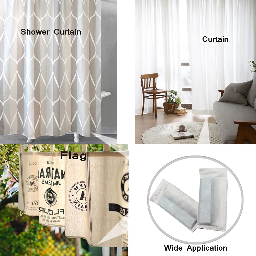 20 Pieces Total 19 Oz Curtain Weights Lead Block With No-Woven Bag Bottom Drapery Lead Weights For Curtains,Tablecloth,Flags