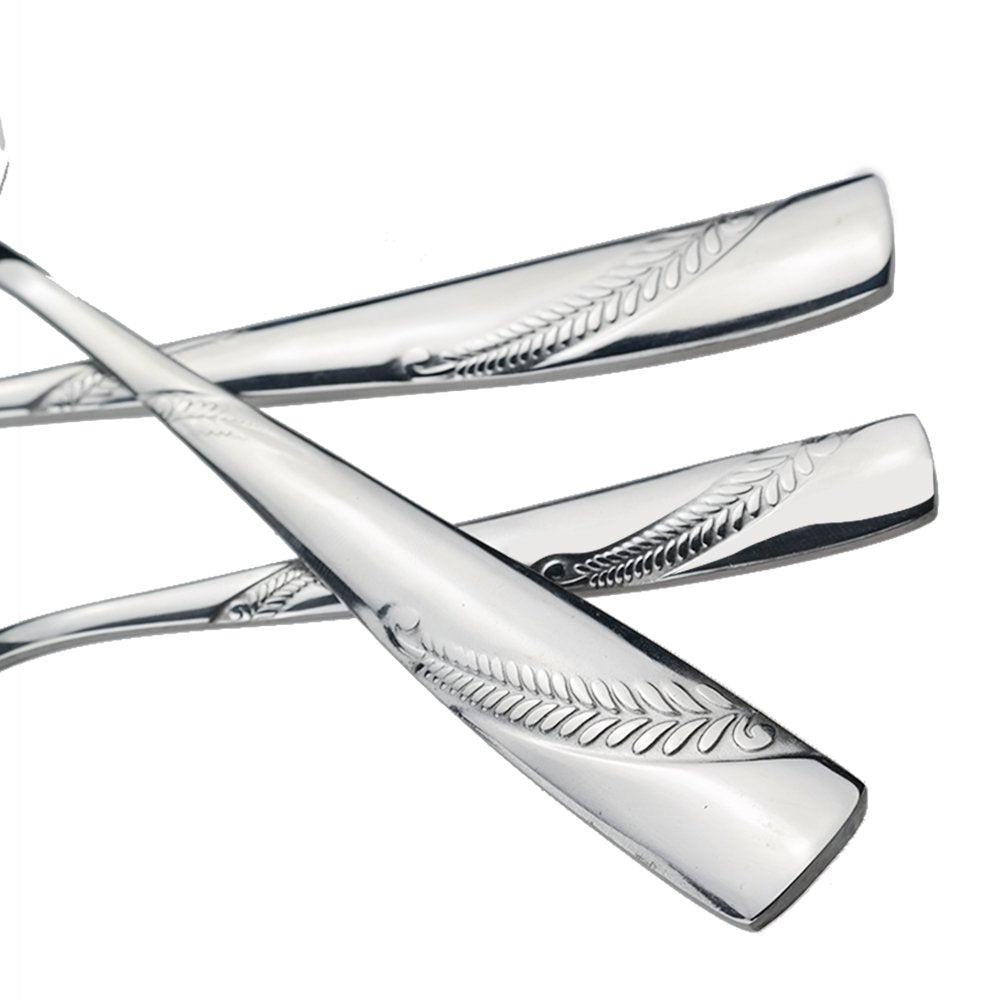 Nicesh 16-Piece Stainless Steel Dinner Spoons, 8.19-Inch