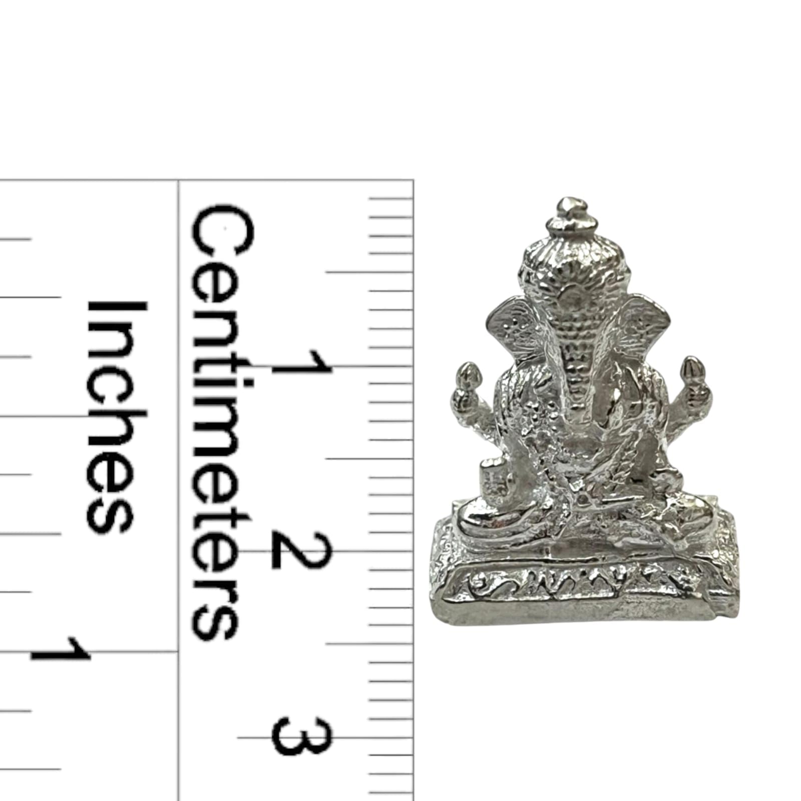 Lbv 4.65 Gram Silver Lord Ganesha Idol With Raisin Agate Stone And Ganga Jal For Pooja Housewarming Marriage Wedding Gift