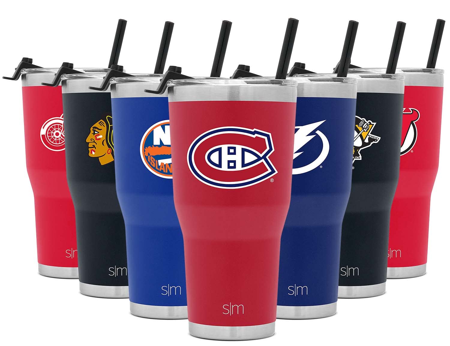 Simple Modern Officially Licensed Nhl Montreal Canadiens 30Oz Cruiser Tumbler Insulated Travel Mug Cup With Flip Lid And Straw