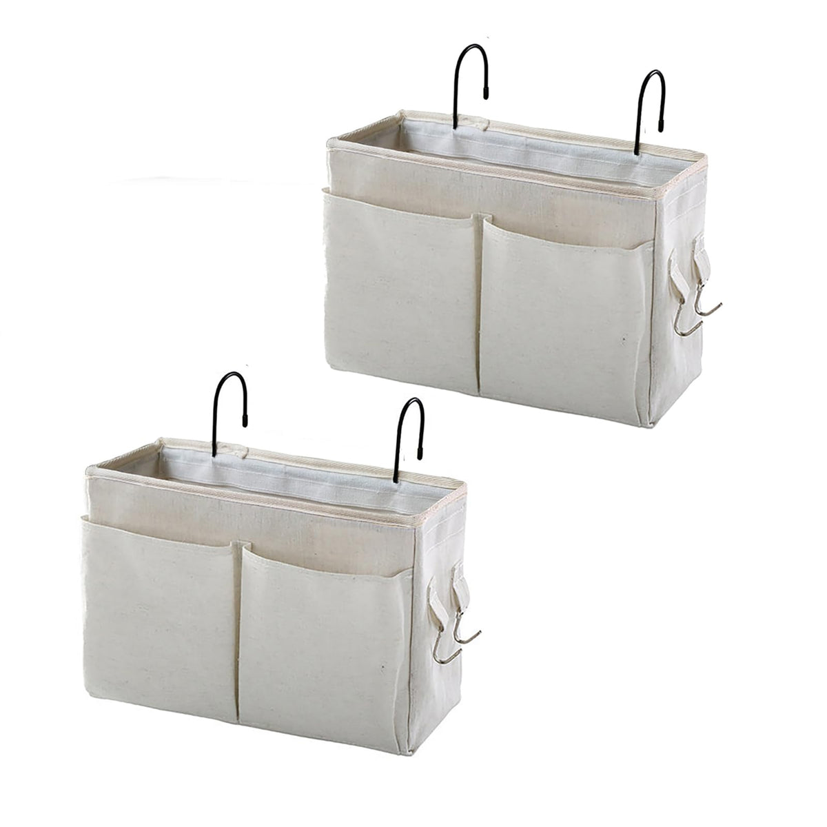Someteth Bedside Hanging Storage Basket Multi-Function Organizer Caddy for Bunk and Hospital Beds Dorm Rooms Bed Rails, Can be P