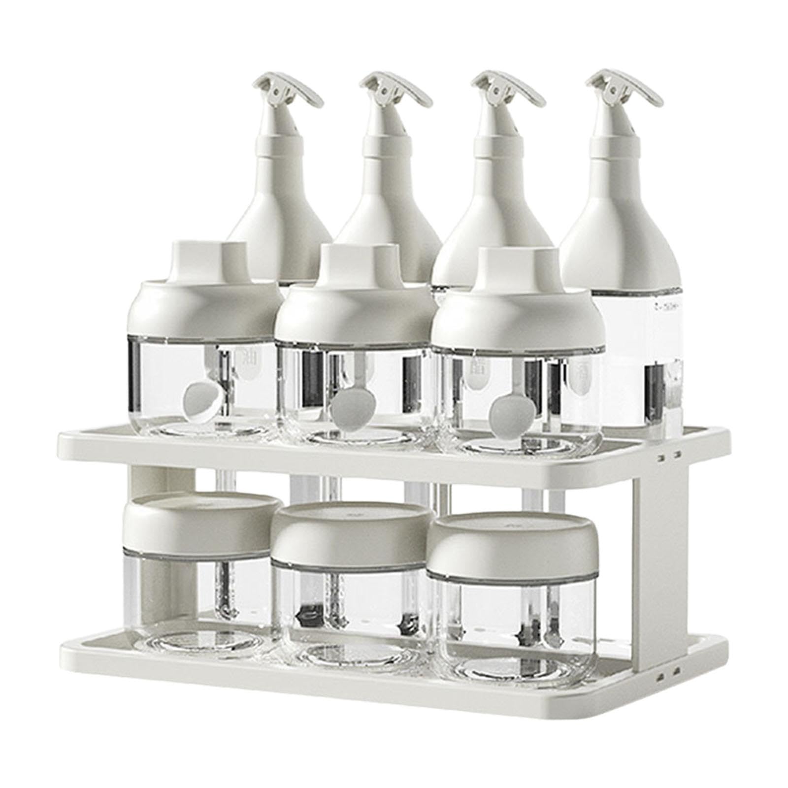 Calandis Spice Rack Organizer Set For Countertop 2 Tiers For Pantry Cupboard Tabletop | Racks & Holders | Kitchen Storage & Orga