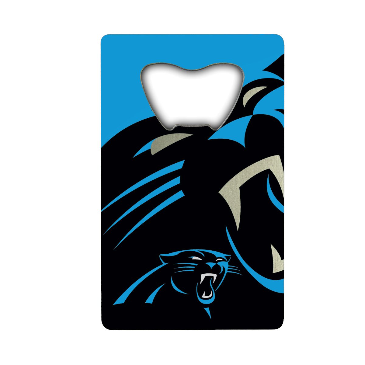 FANMATS 62546 Carolina Panthers Credit Card Style Bottle Opener - 2    x 3.25